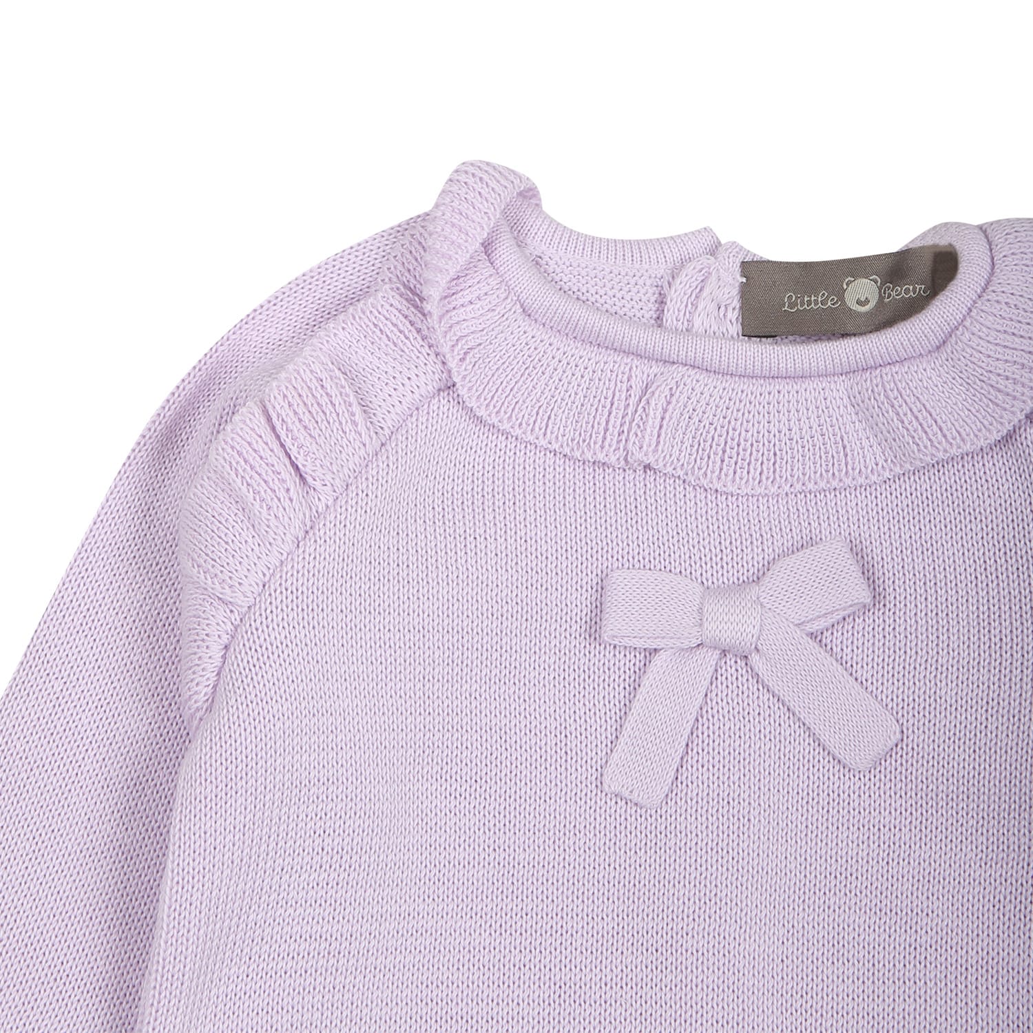 Shop Little Bear Wisteria Birth Suit For Baby Girl In Violet