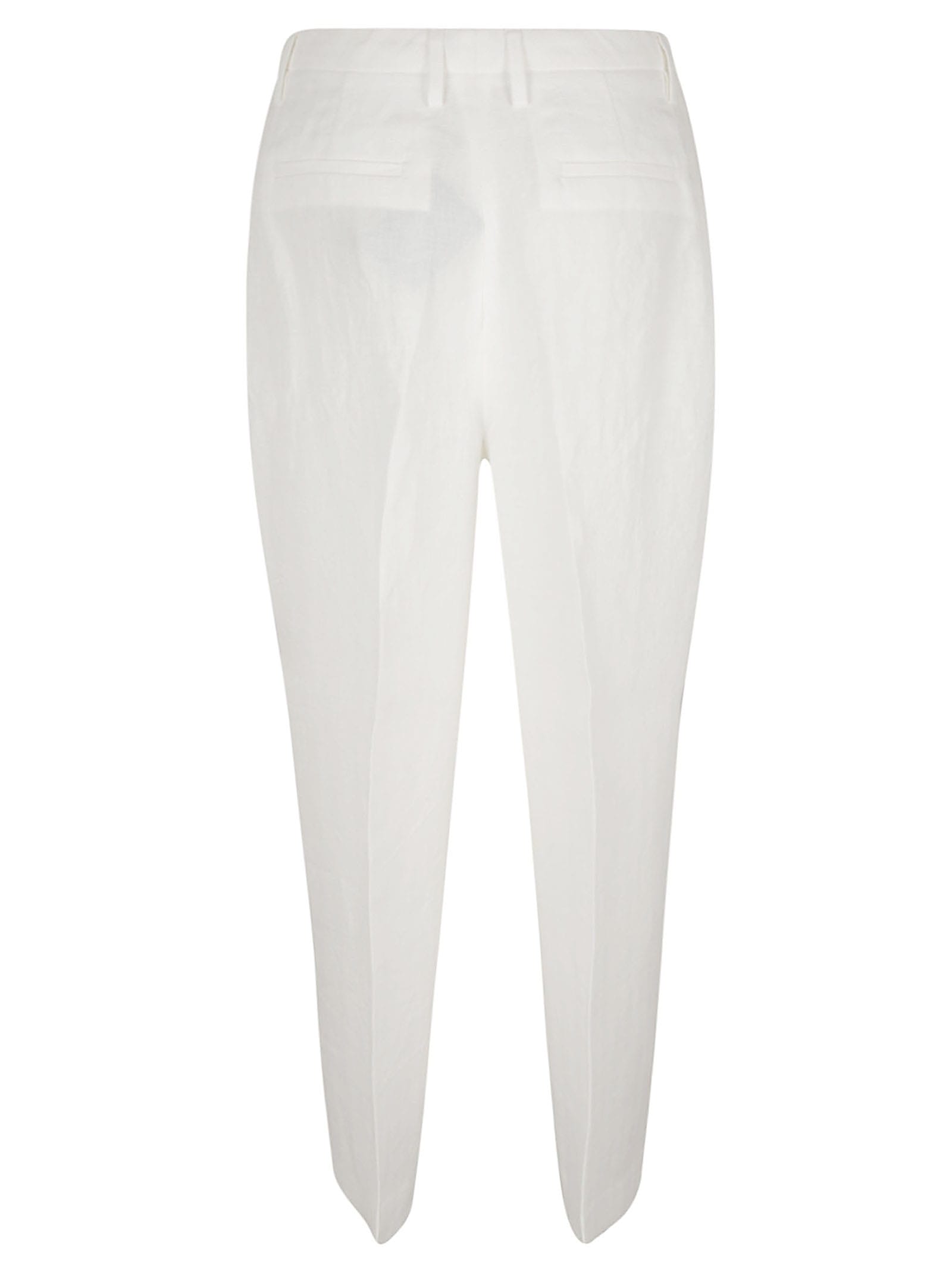 Fabiana Filippi Loose Fit Con Pince Trousers In Feather