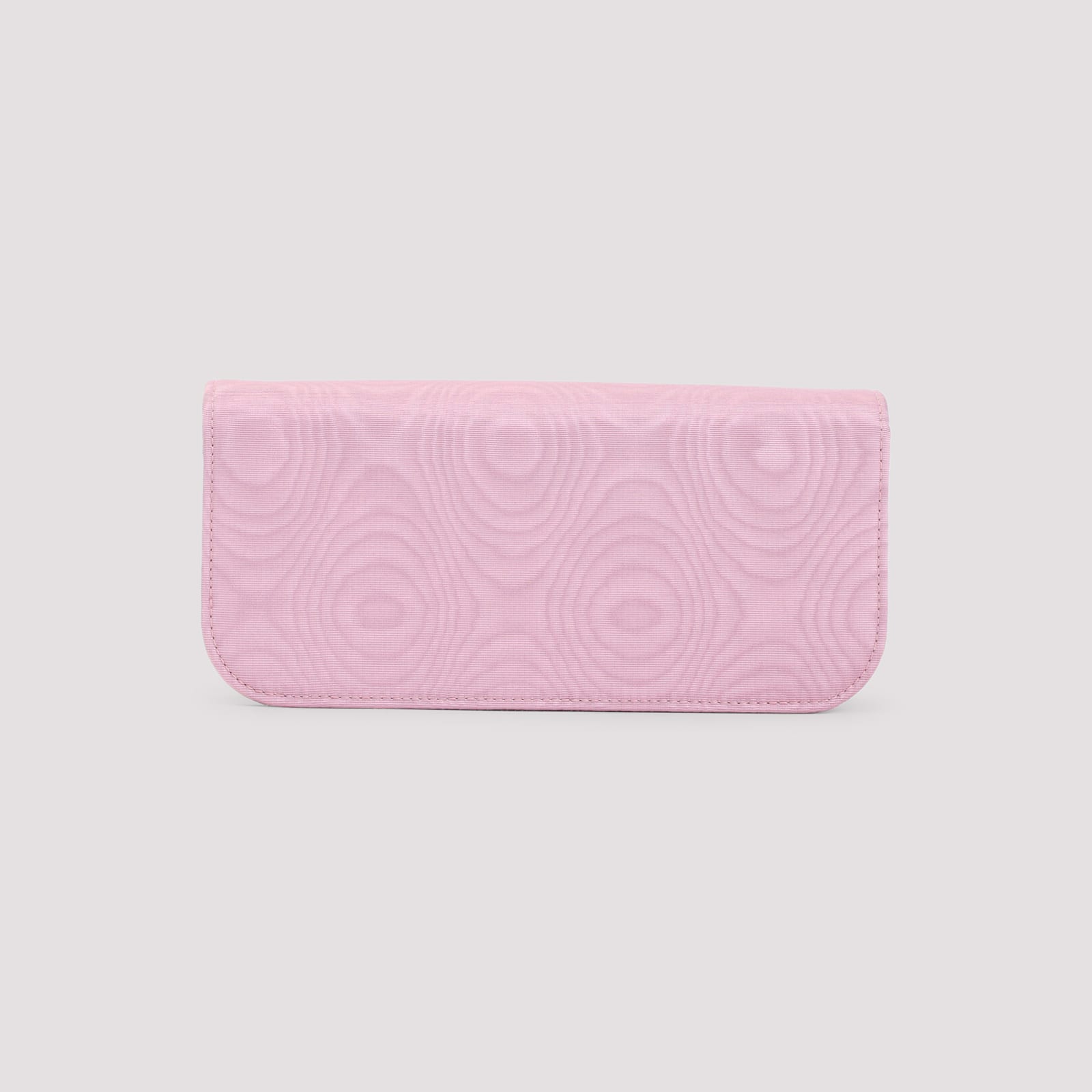 Valentino Garavani Textured Moire Clutch With Signature Logo
