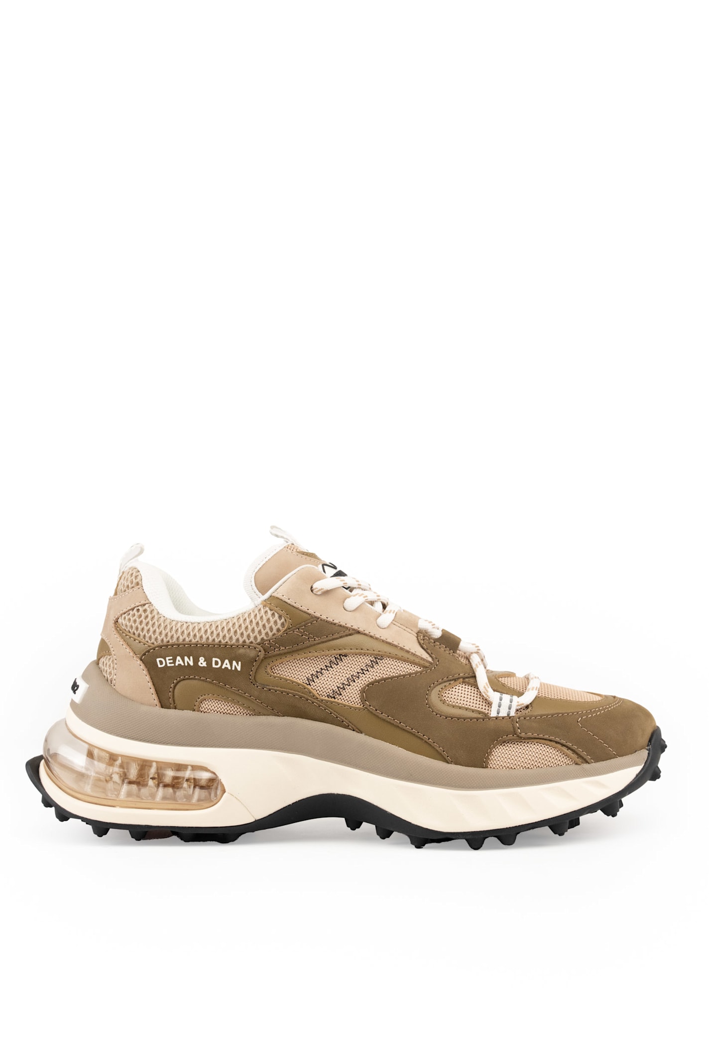 Shop Dsquared2 Bubble Sneakers Chocolate In Militare