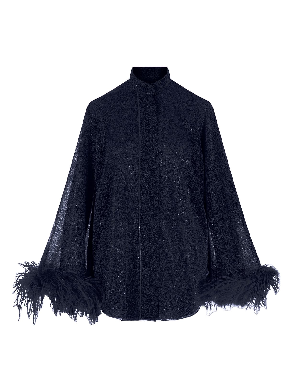 Night Blue Plumage Lumiere Shirt