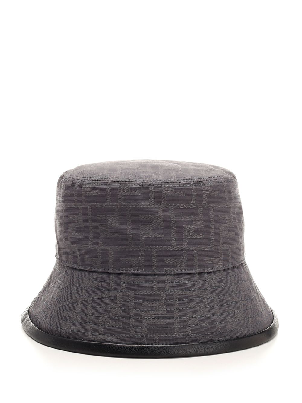 Shop Fendi Bucket Hat Made Of Fabric In Grey