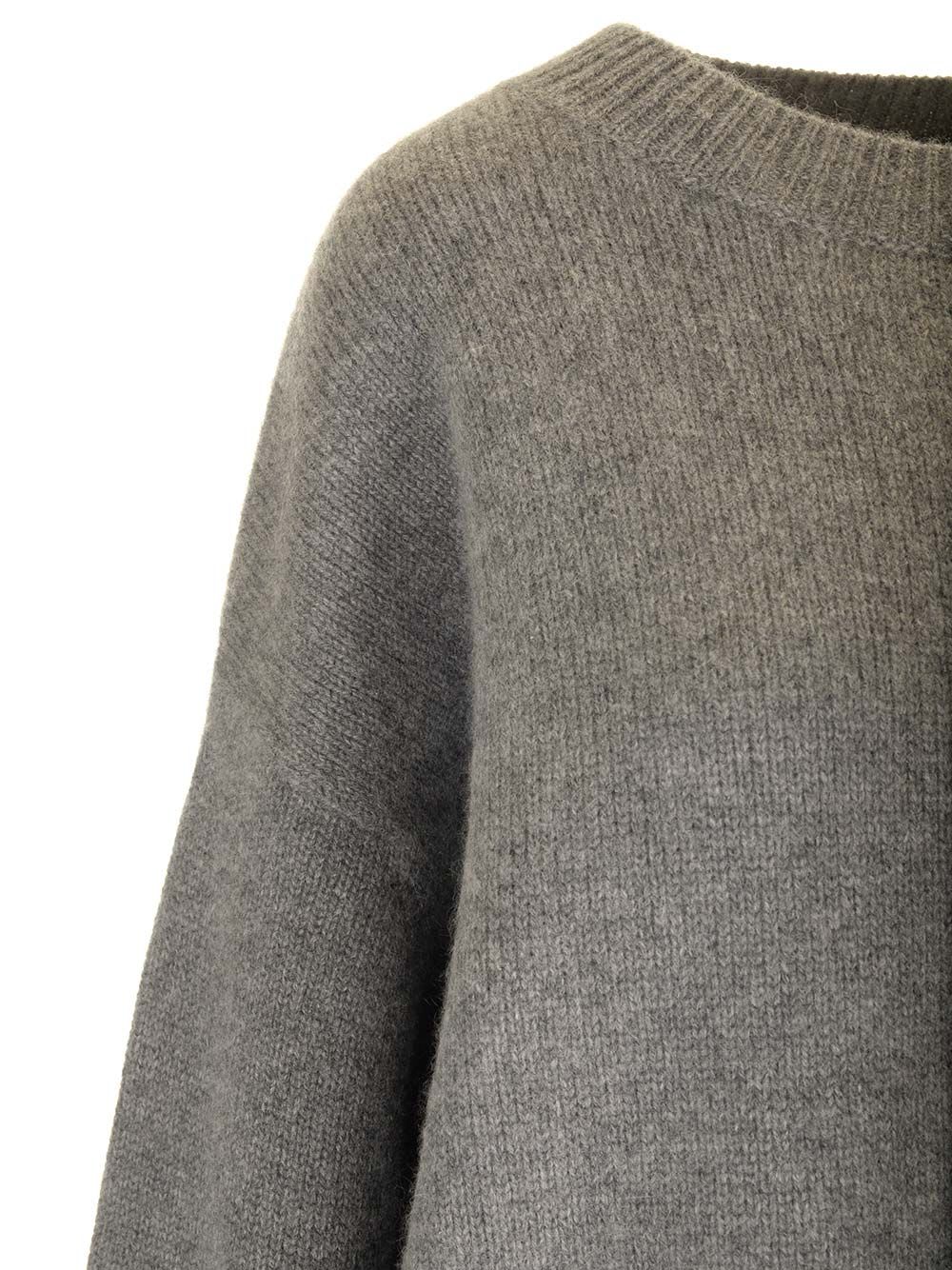 Shop Arch4 Knightsbridge Cashmere Knit Sweater In Grey