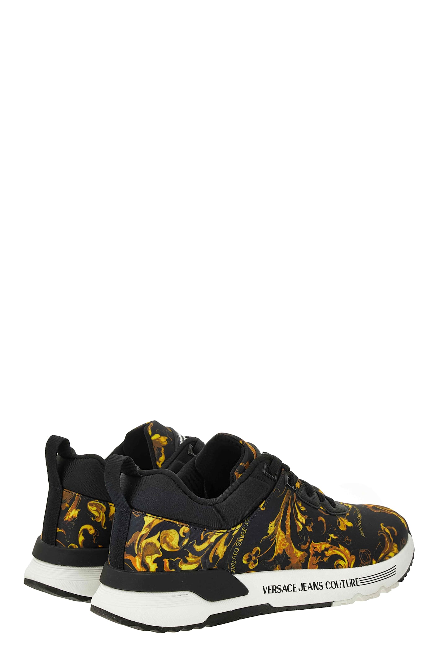 Versace Jeans Couture Baroque-print Sneakers In Multi