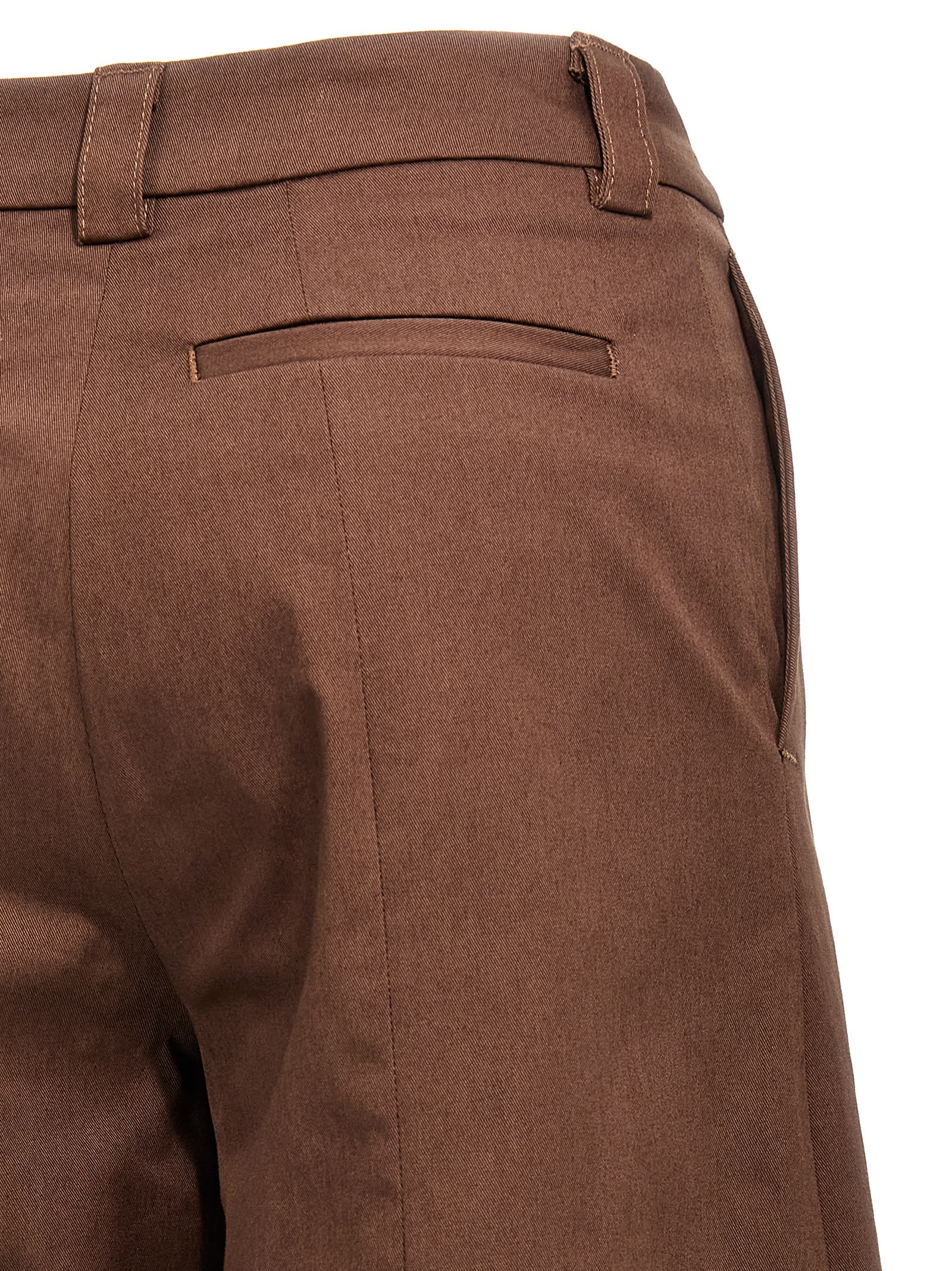 The Latest Thelatest 'alma' Pants In Brown