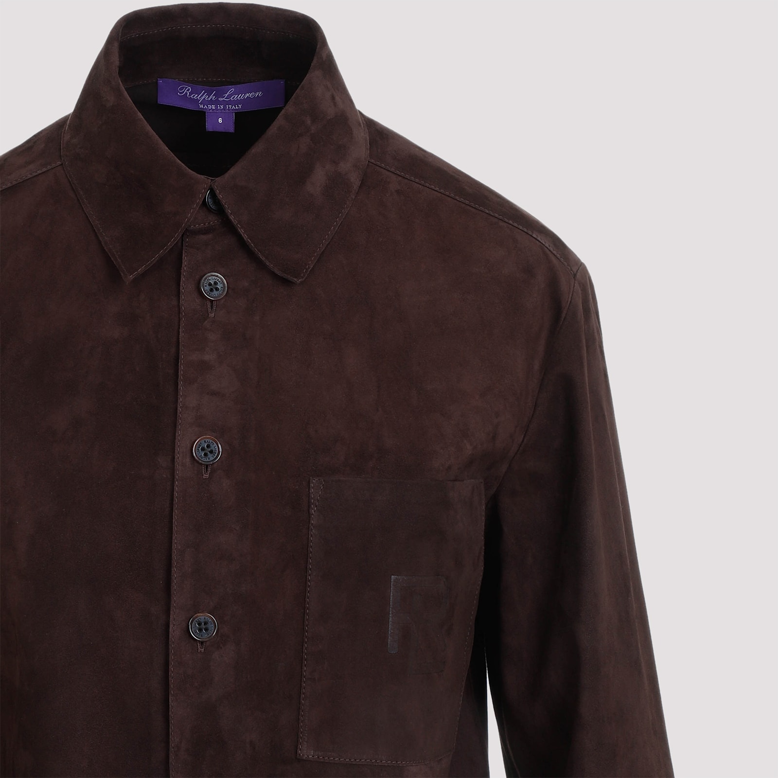 Shop Ralph Lauren Tyler Ls Shirt In Mocha