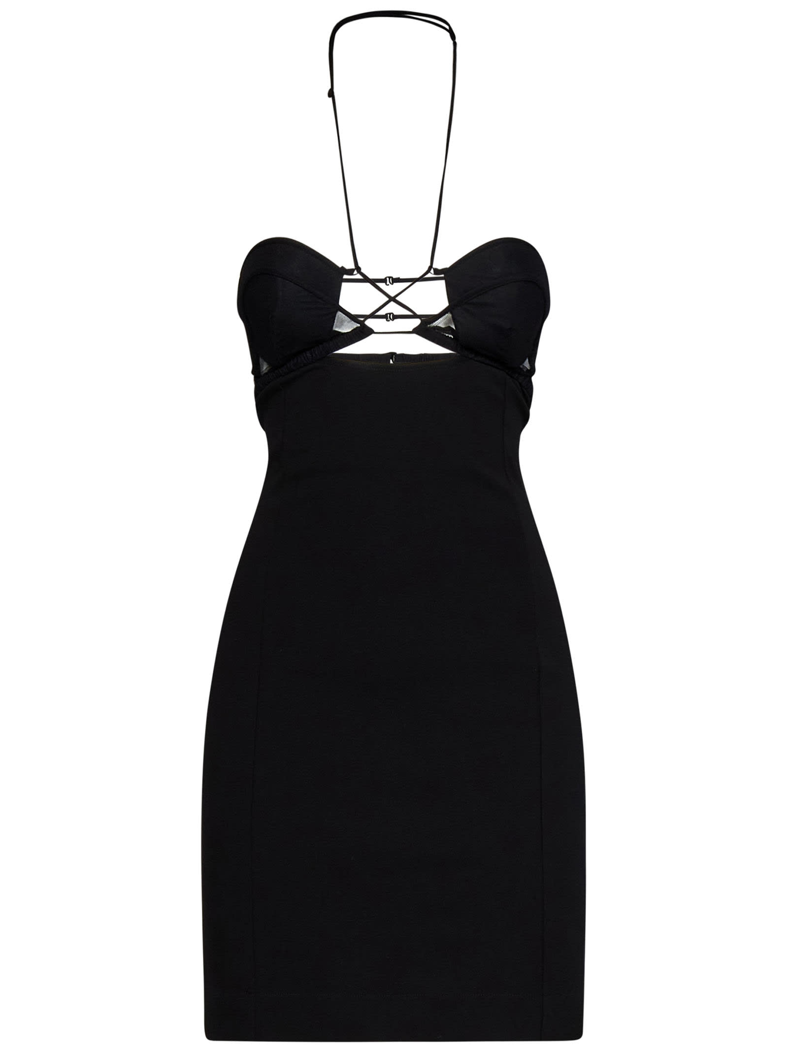 Shop Nensi Dojaka Mini Dress In Black