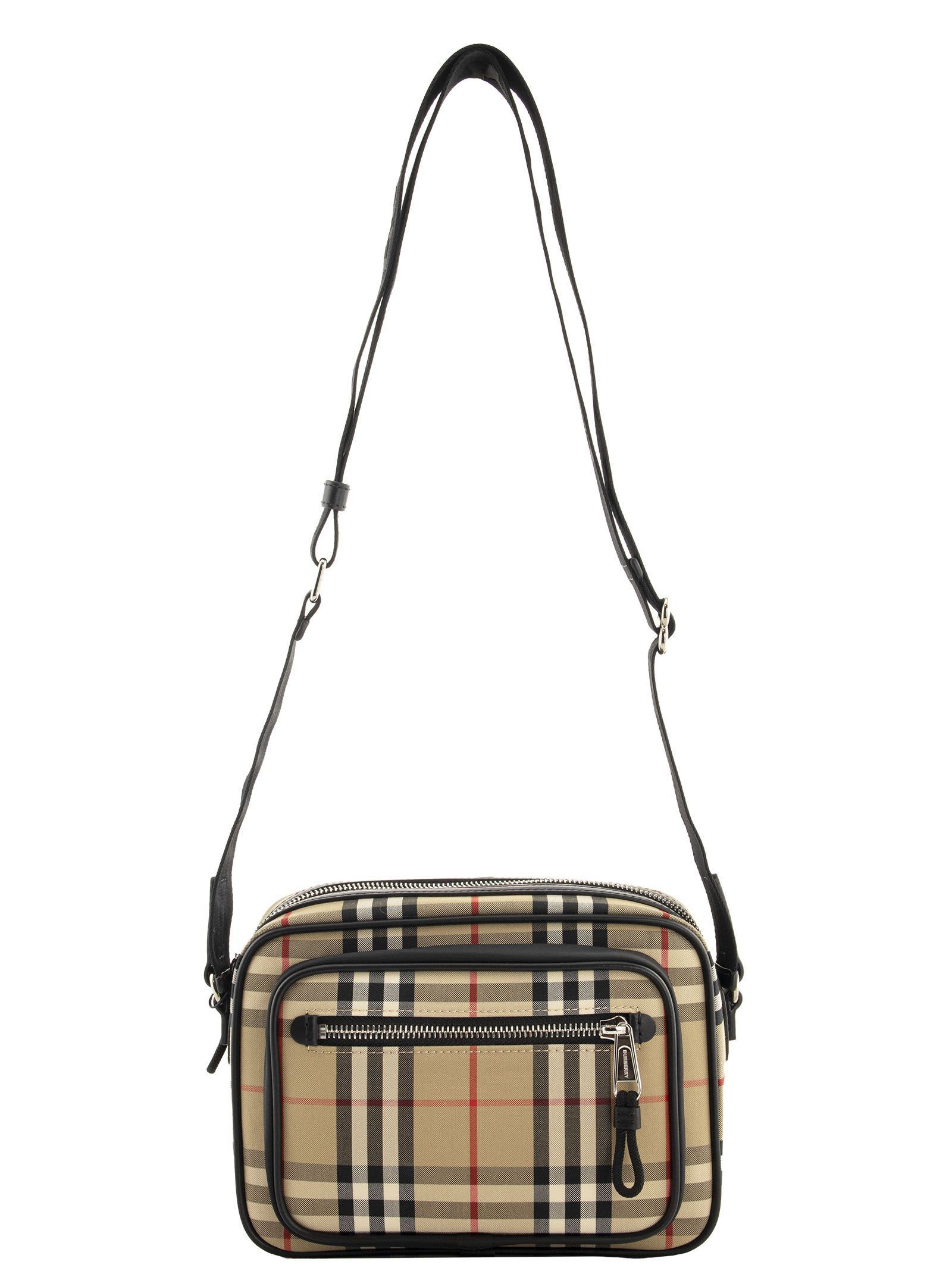 Burberry Paddy - Vintage Check And Leather Crossbody Bag