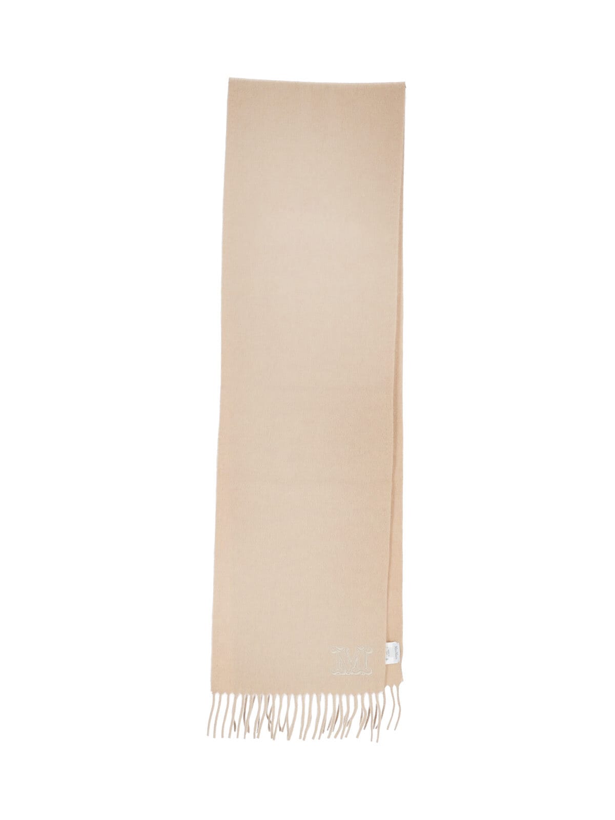 Max Mara Monogram Scarf In Neutral