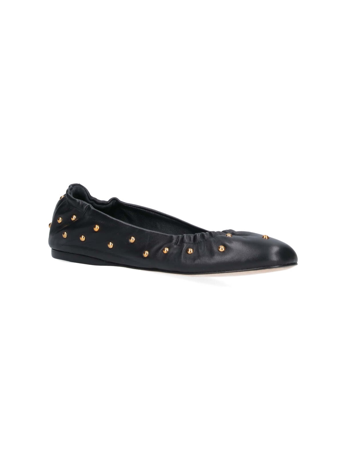 Shop Chloé Eia Ballet Flats In Black