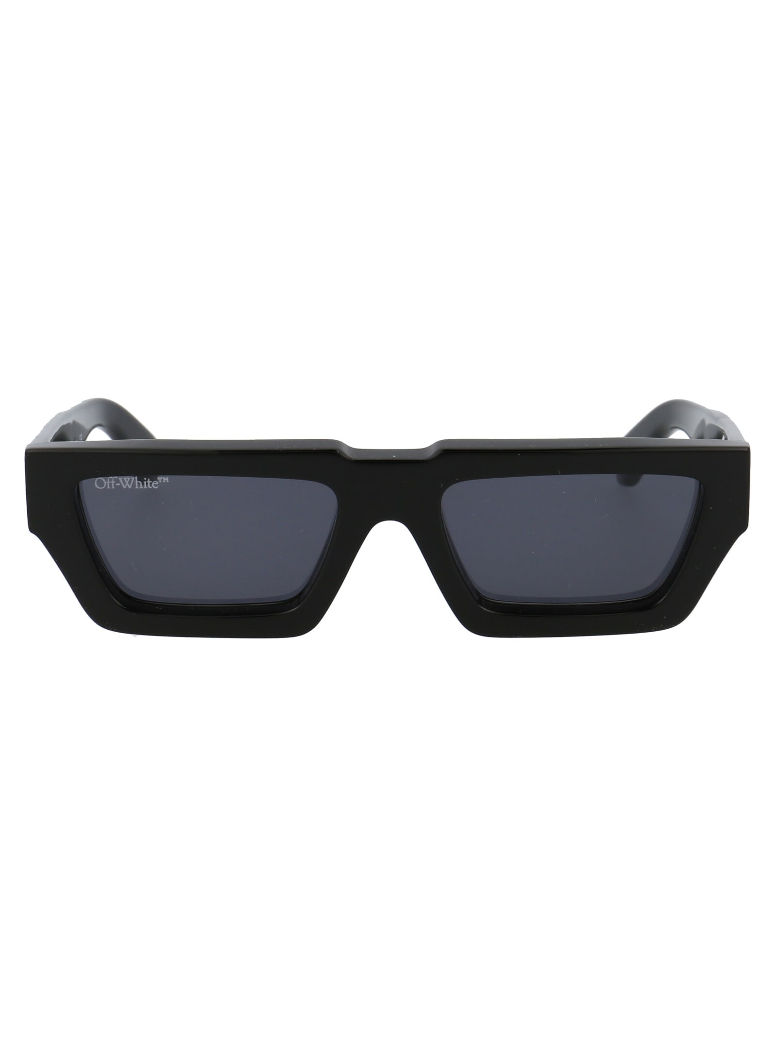 Off-white Manchester Sunglasses In 1007 Black Dark Grey