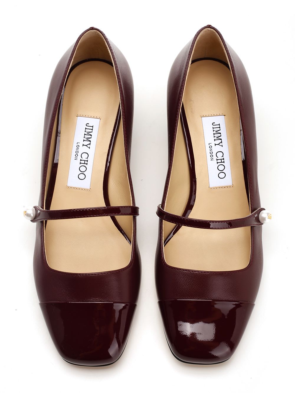 Shop Jimmy Choo Decolleté Elisa In Bordeaux