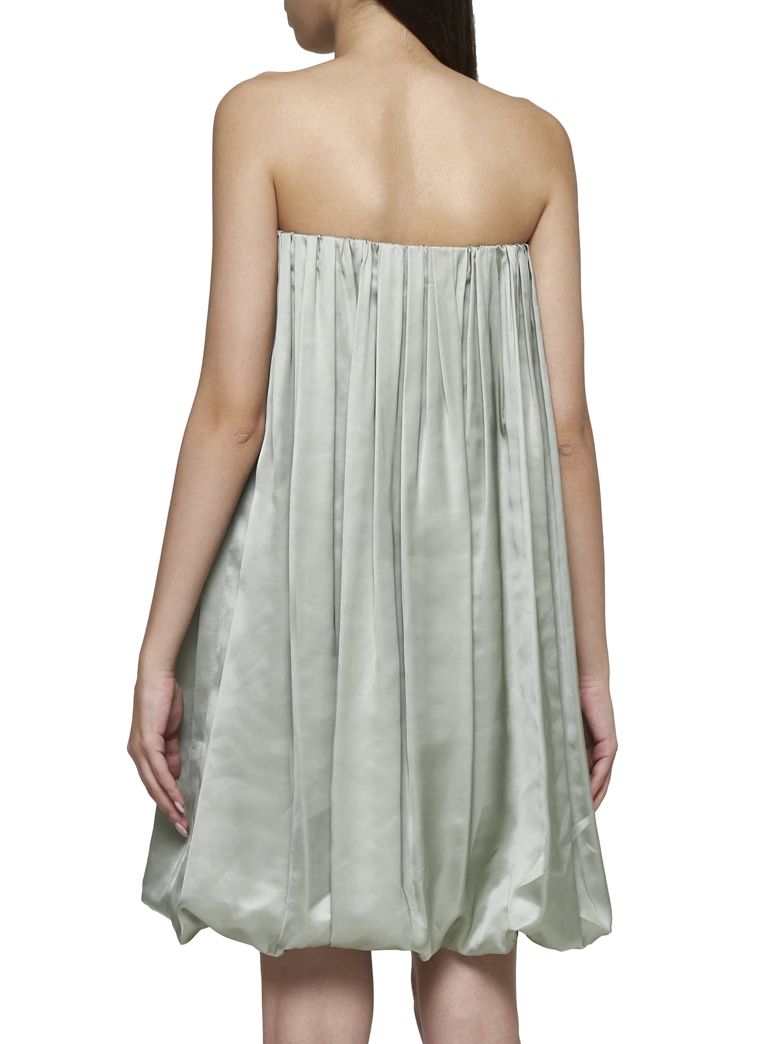 Shop Mm6 Maison Margiela Dress In Iguana