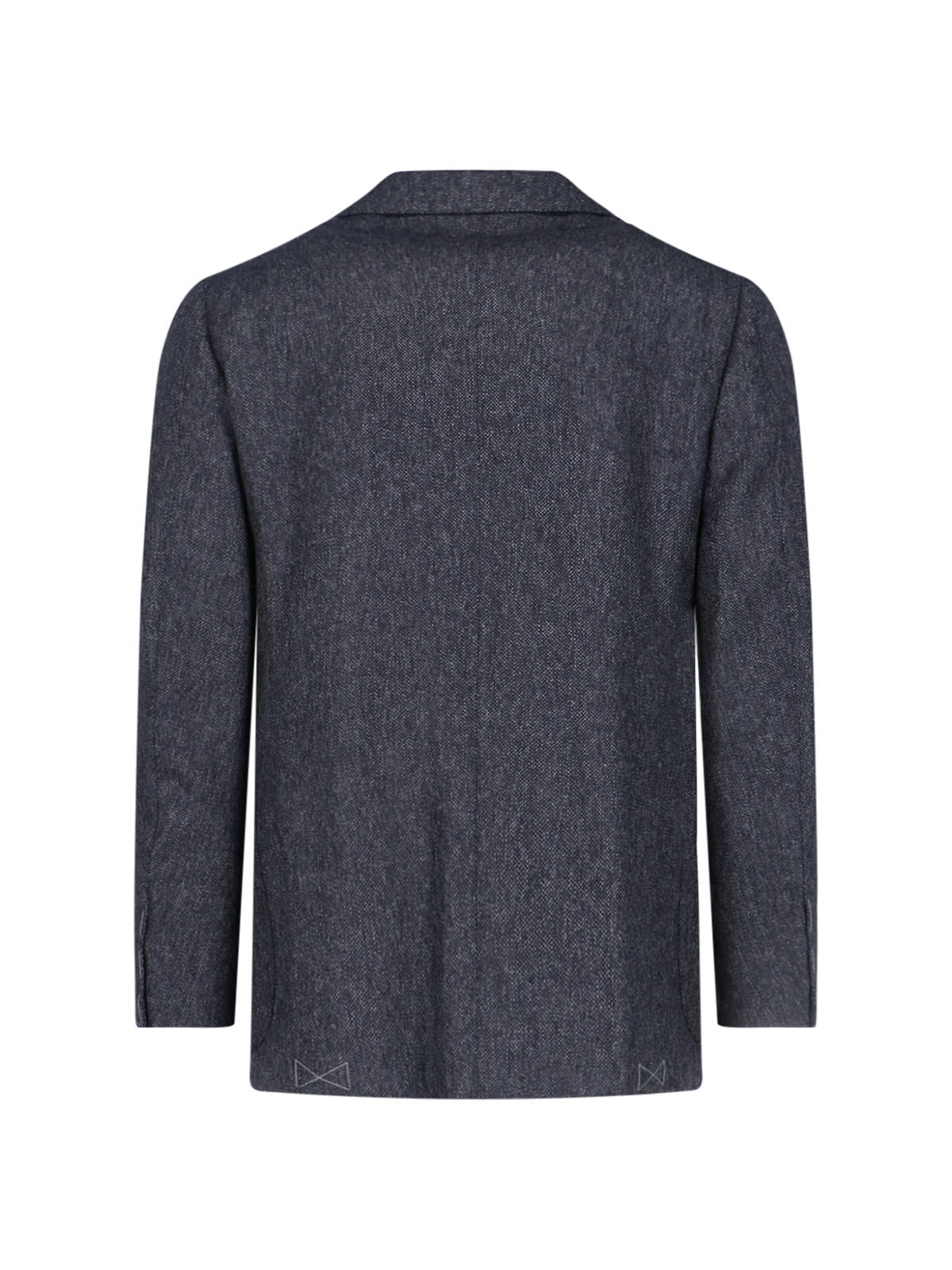 Cesare Attolini Single-breasted Virgin Wool Blazer In Gray