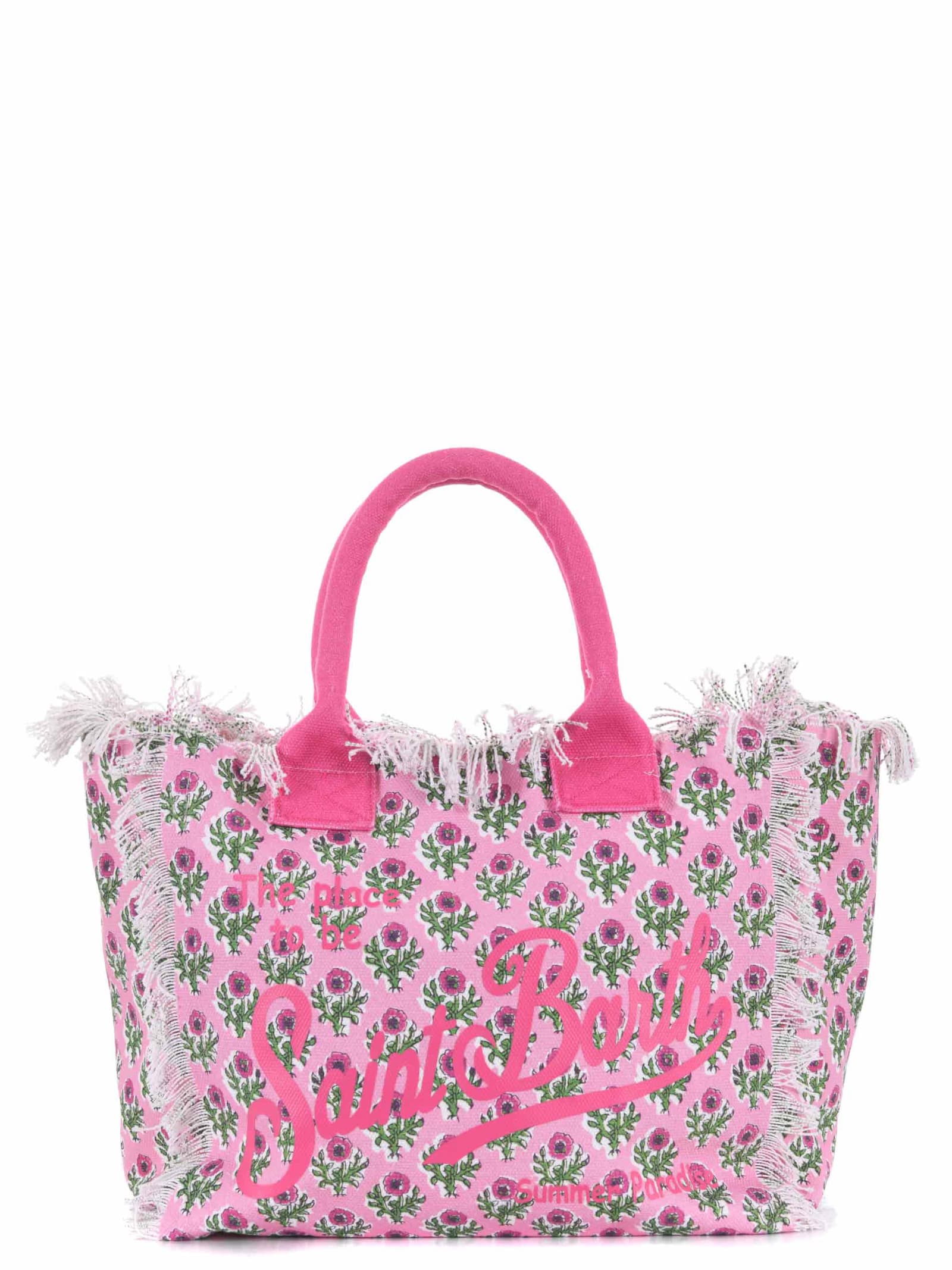 Shop Mc2 Saint Barth Shopping Bag In Pink