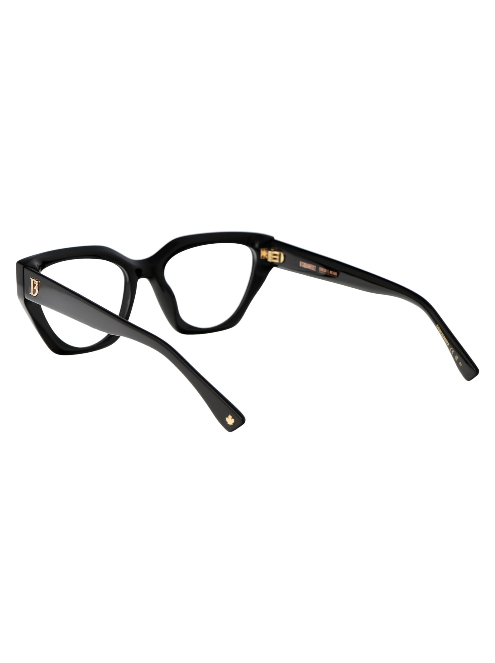 Shop Dsquared2 D2 0117 Glasses In 807 Black