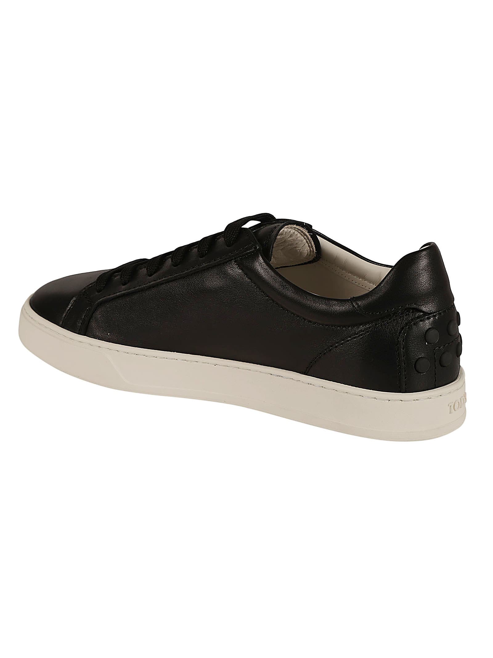 Shop Tod's 04l Cassetta Sneakers In Black