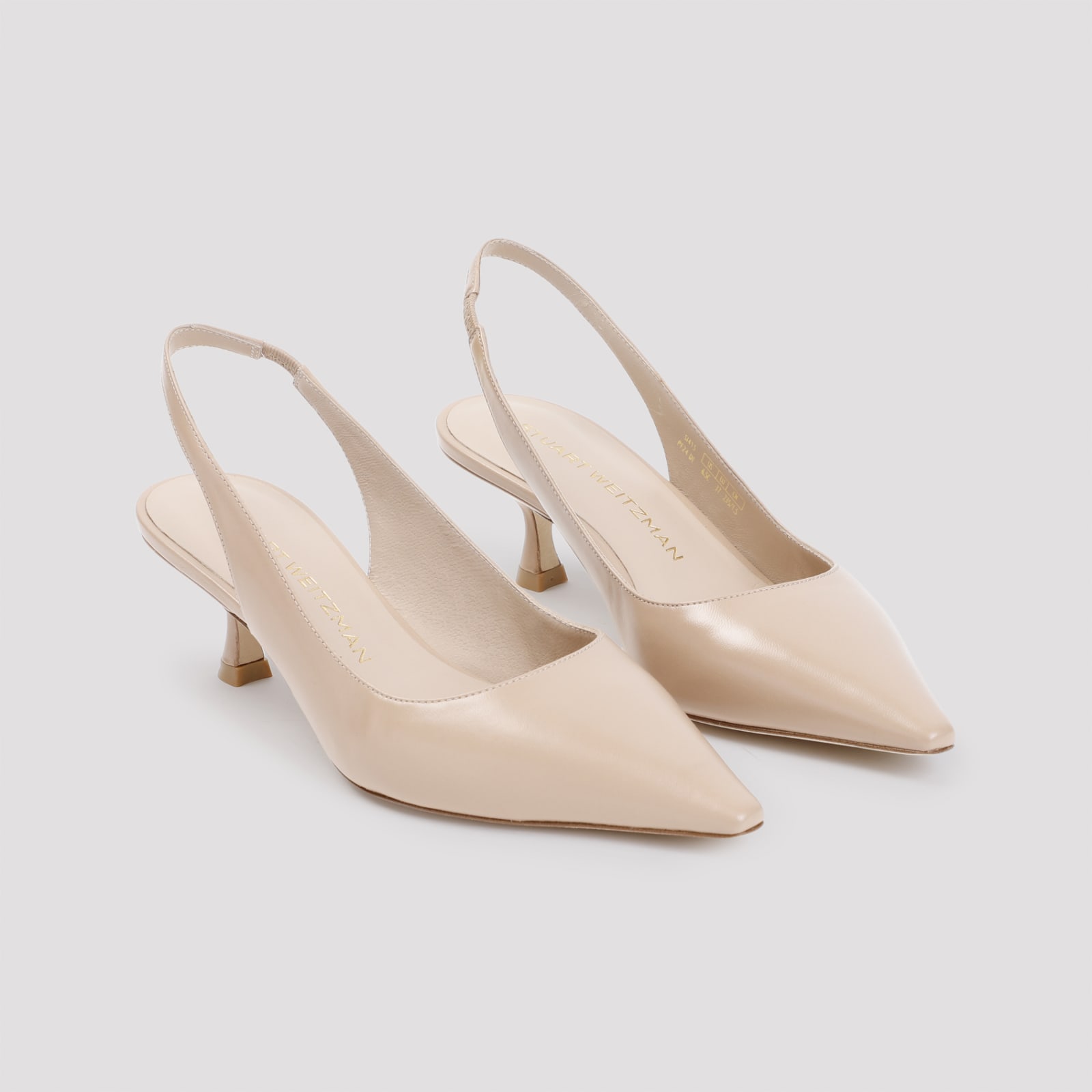 Shop Stuart Weitzman Naomi 50 Slingback In Ajm Adobe