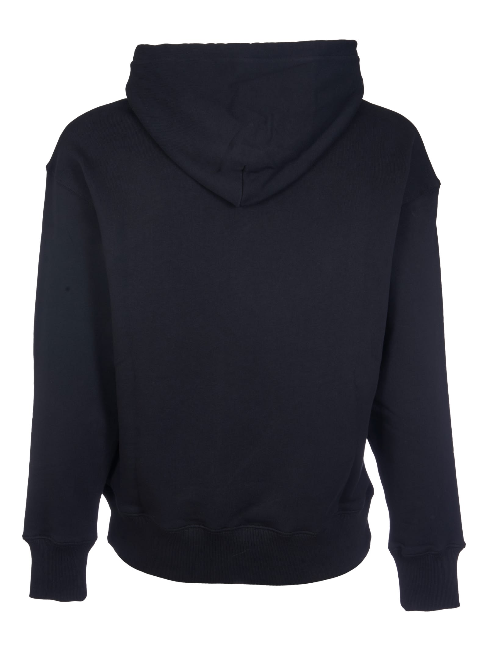 Shop Msgm Milano Logo Hoodie In Black