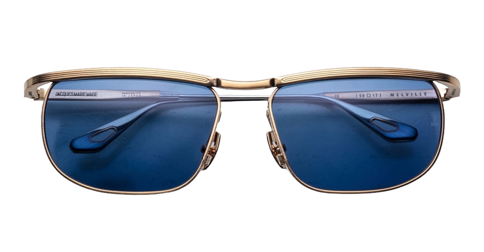 Shop Jacques Marie Mage Melville - Gold Sunglasses