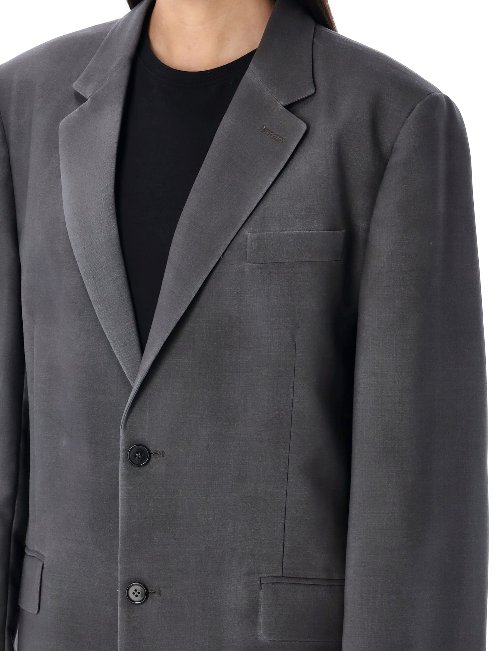 MAISON MARGIELA MAHAIR WOOL SUIT JACKET