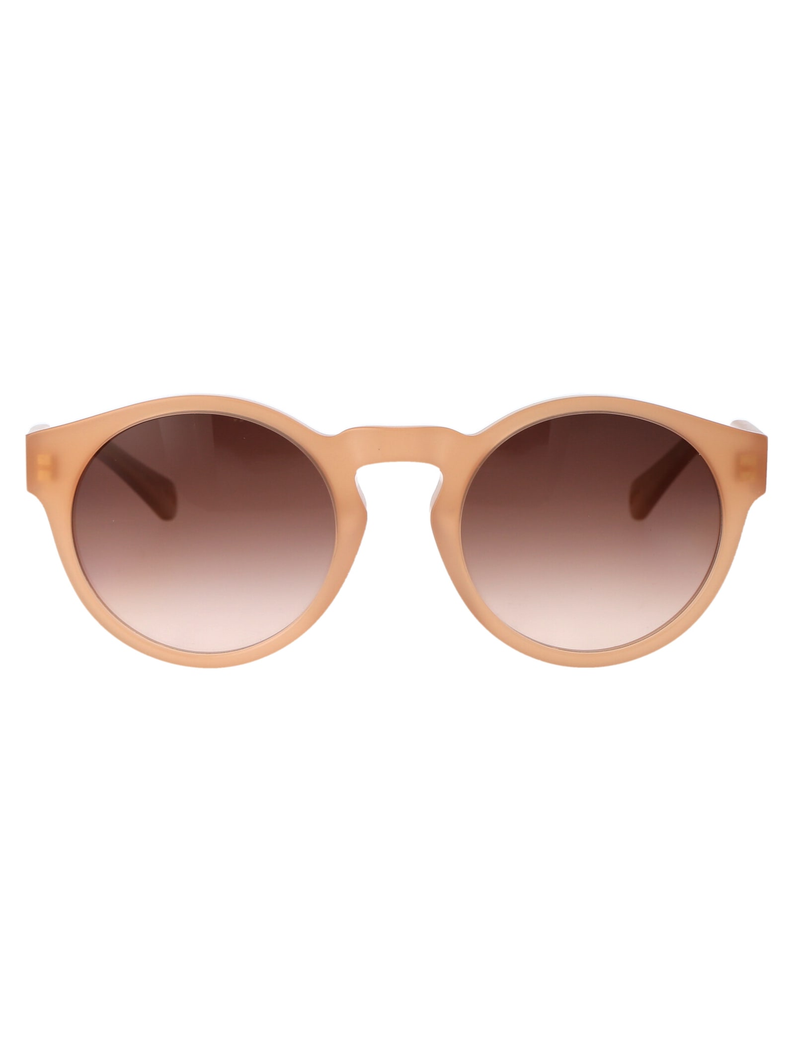 Shop Chloé Ch0158s Sunglasses In 004 Nude Nude Brown