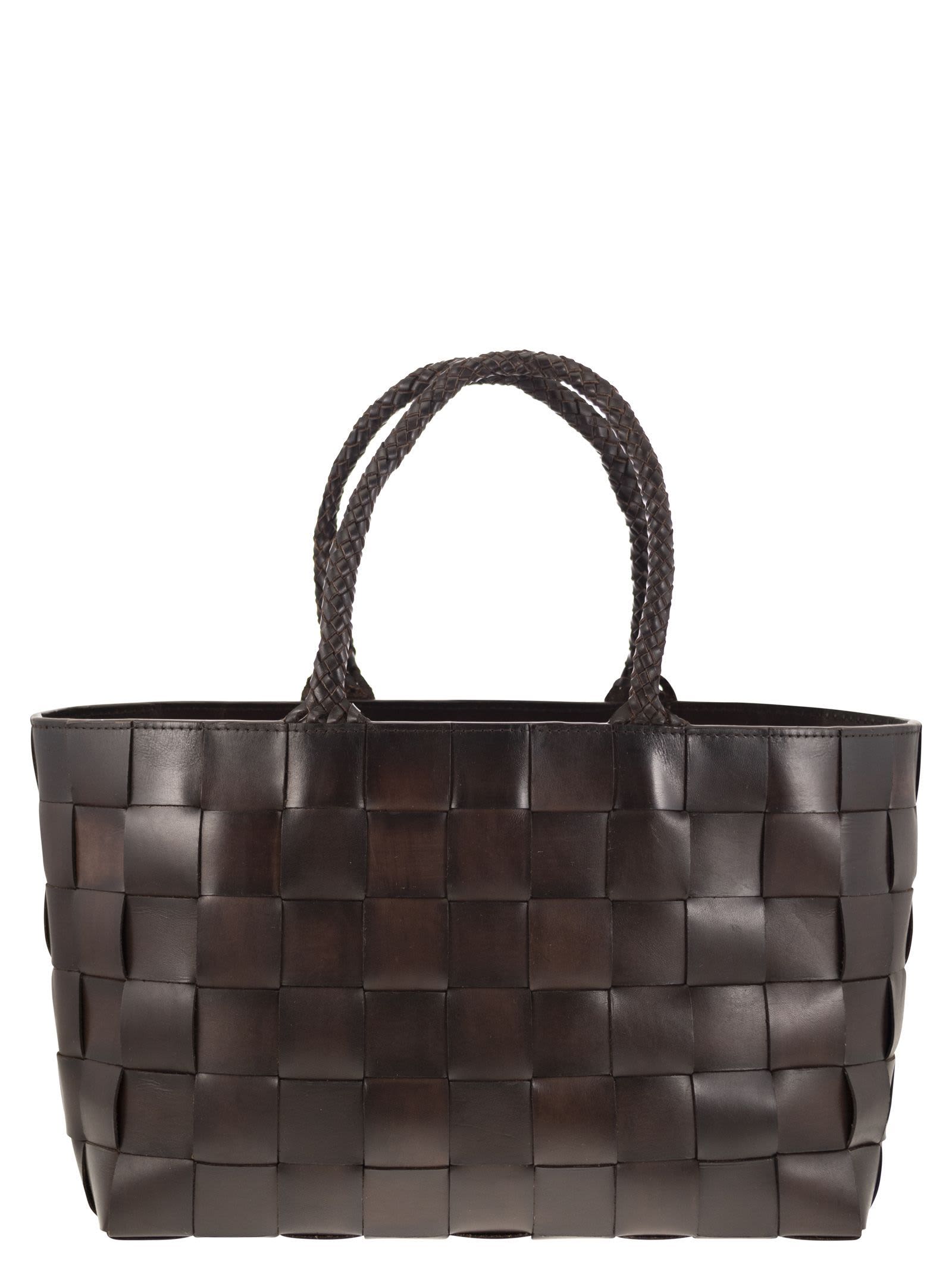 Japan Tote - Woven Leather Bag