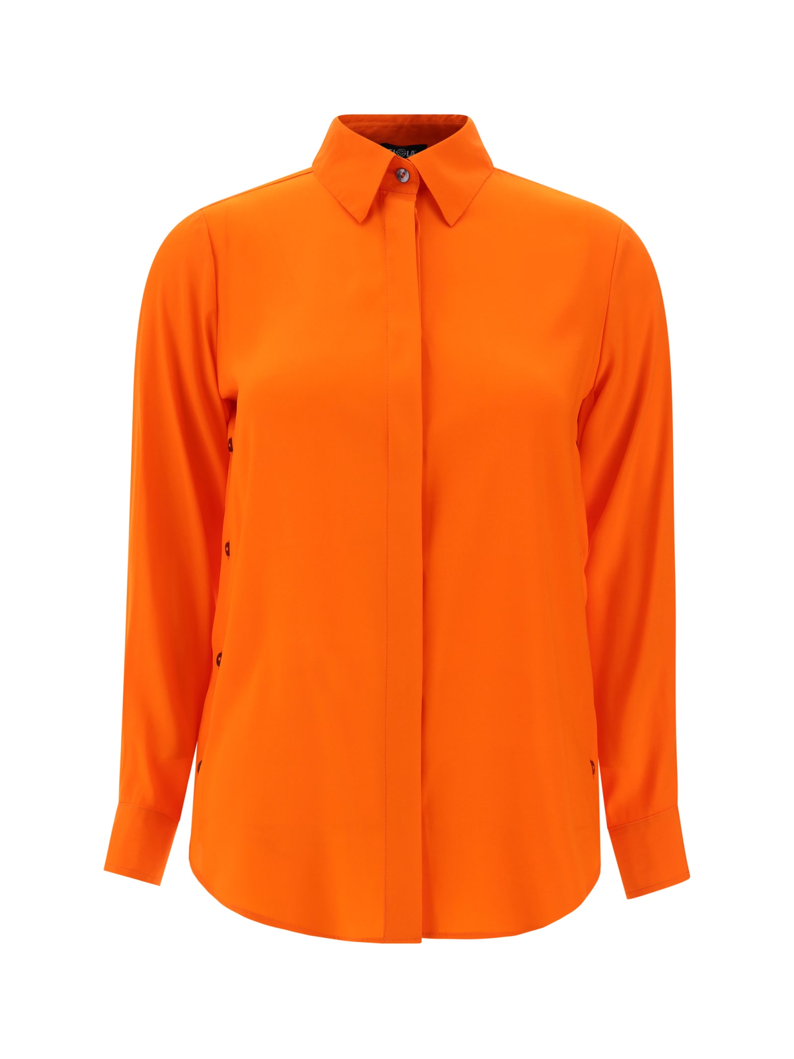 Shop Ella Shirt In Arancio
