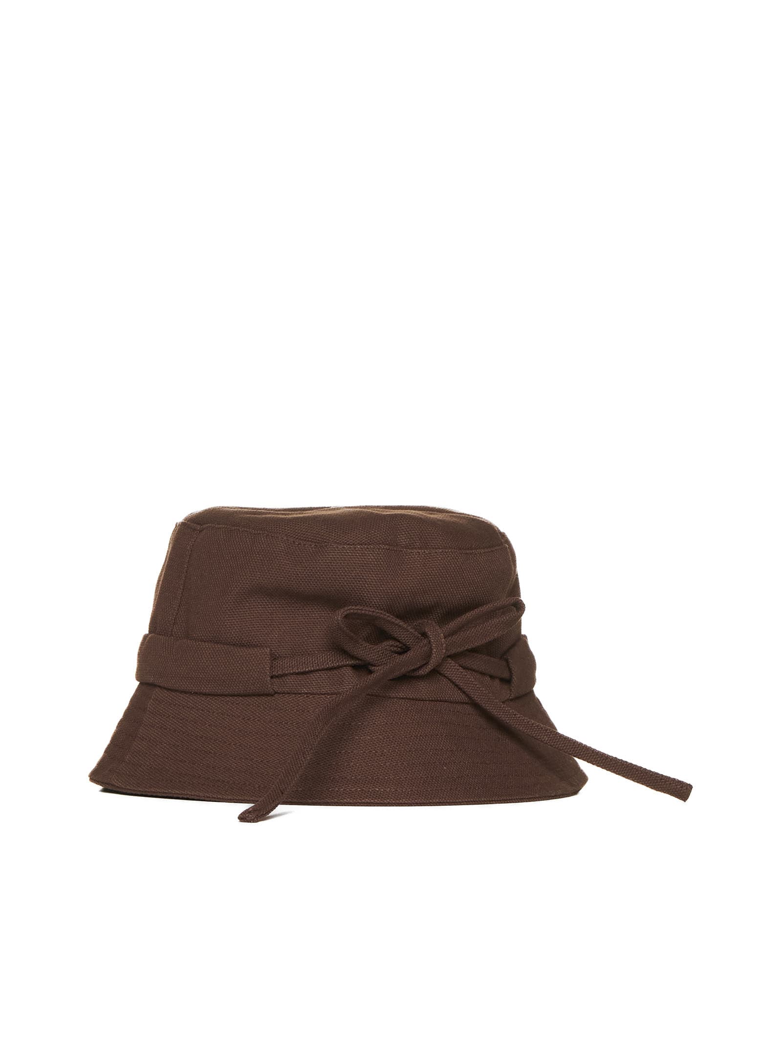 Shop Jacquemus Hat In Brown