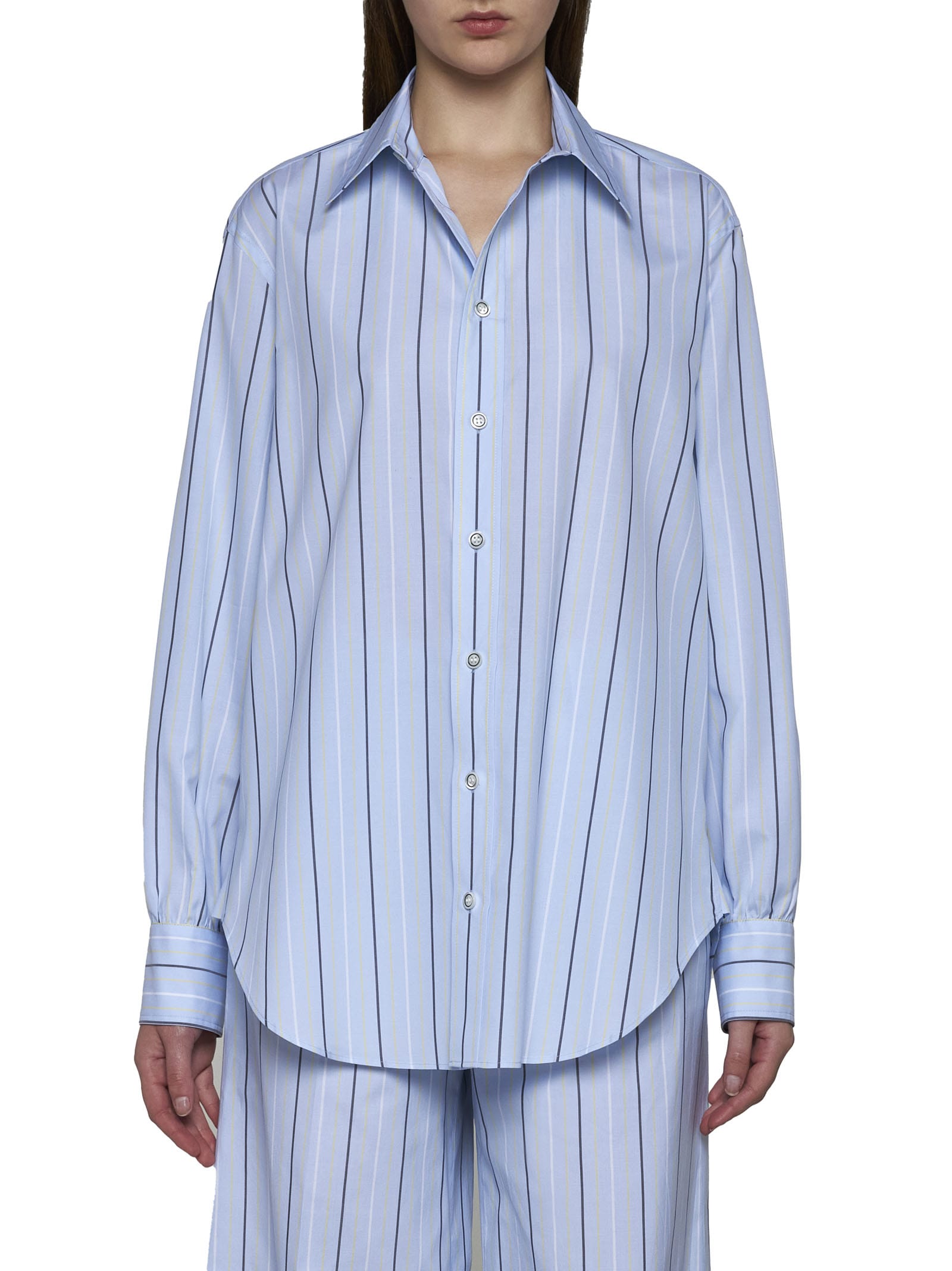 Shop Marni Shirt In Aquamarine