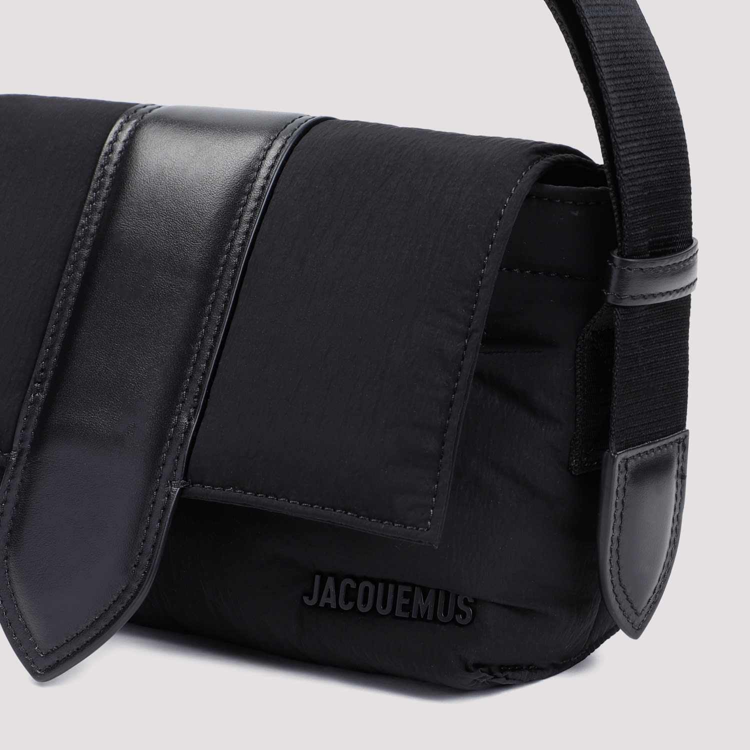 Shop Jacquemus Le Petit Messenger Bambino Shoulder Bag In Black