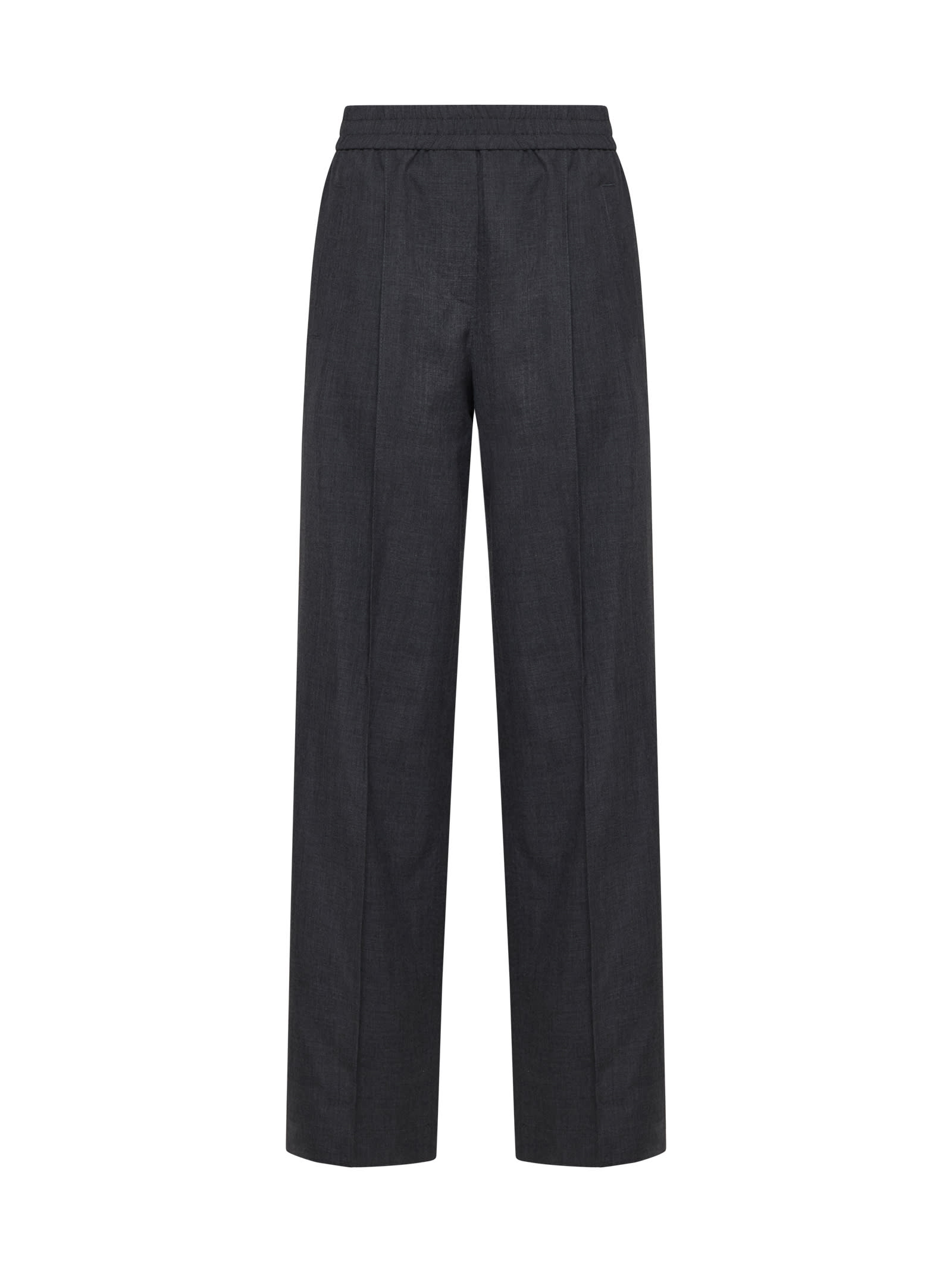 Shop Brunello Cucinelli Pants In Grey