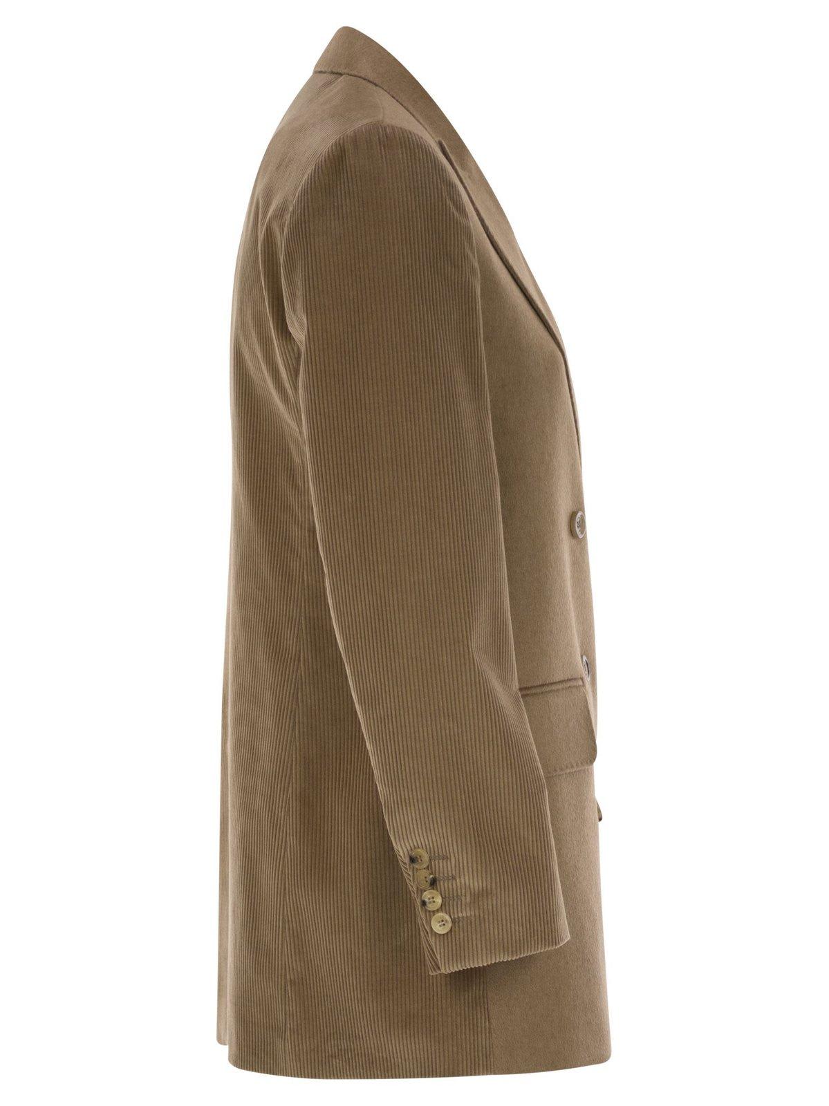 MAX MARA DOUBLE-BREASTED LONG-SLEEVED JACKET 