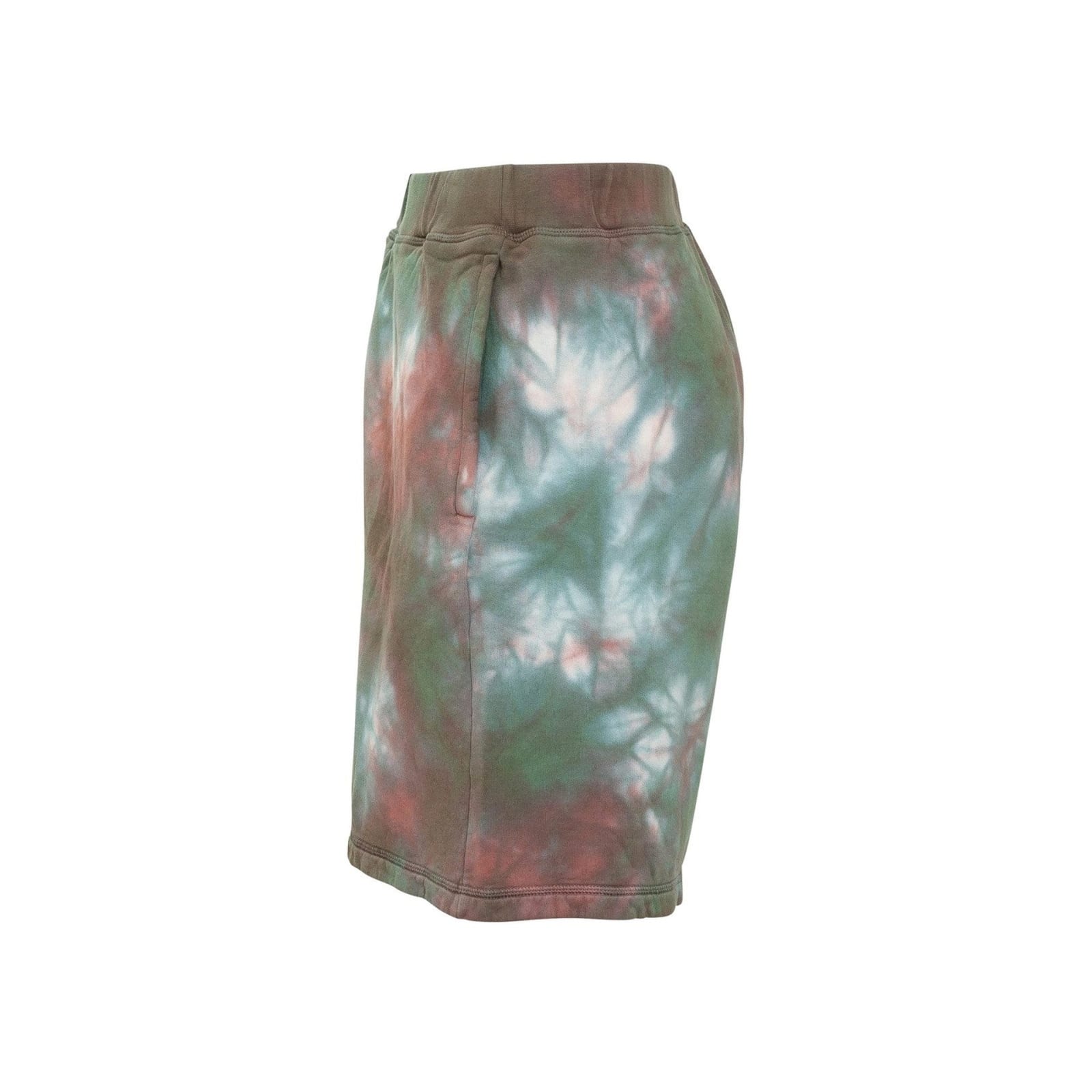 Shop Dsquared2 Cotton Tie-dye Shorts In Green