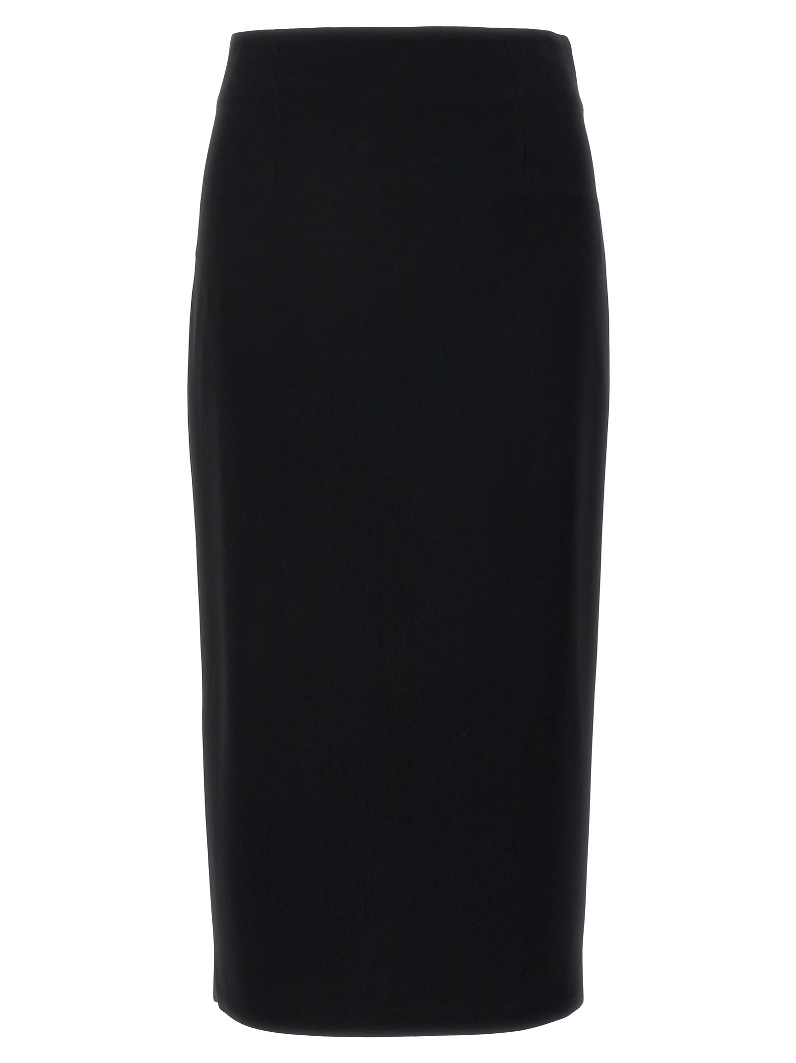 Shop Alberto Biani Pencil Skirt In Black