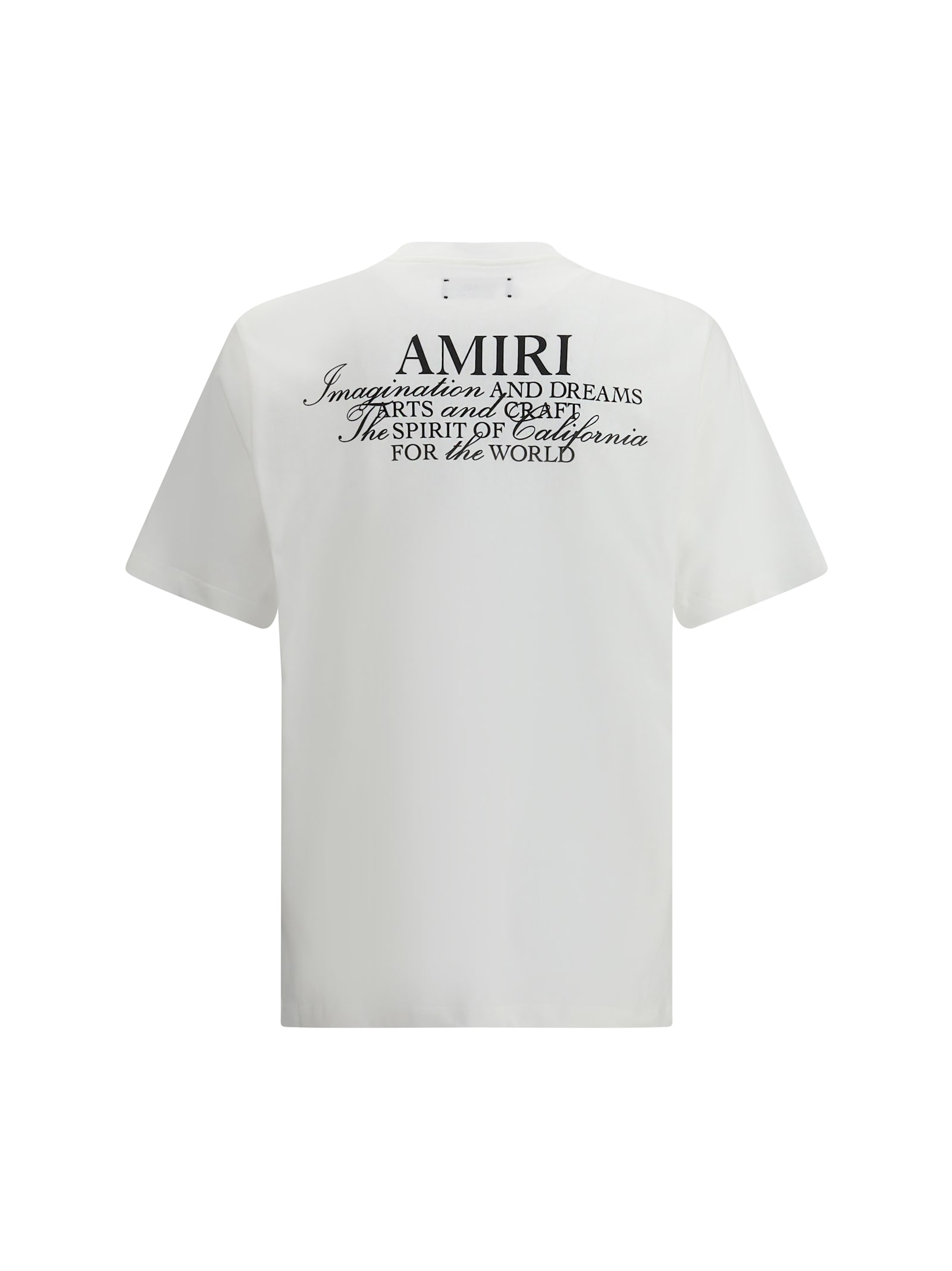Amiri Logo-patch T-shirt In White