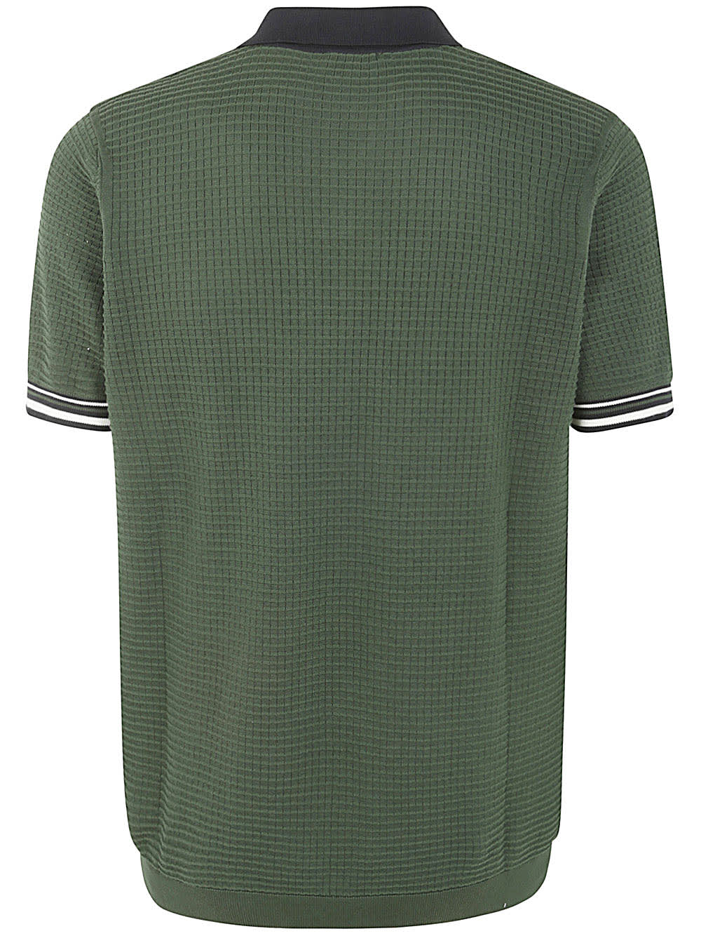 Shop Drumohr 3/4 Sleeves Sweater In Green Blue