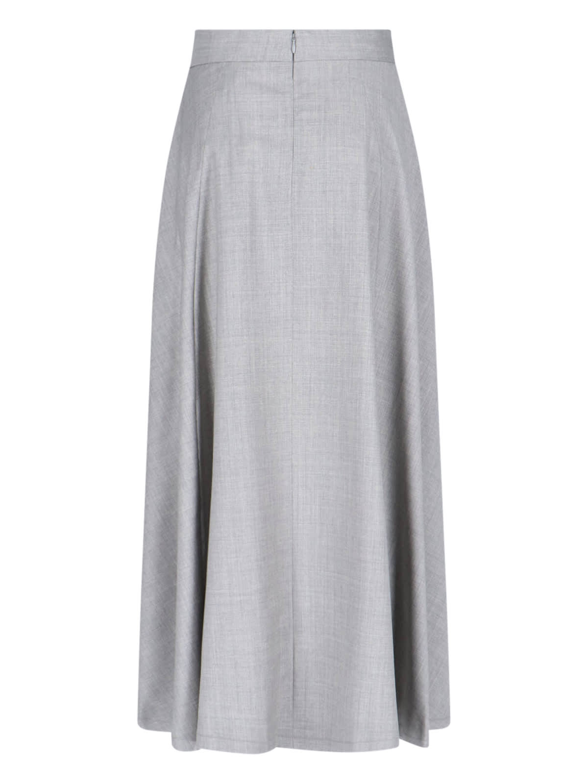 Sa Su Phi Flared Maxi Skirt In Gray