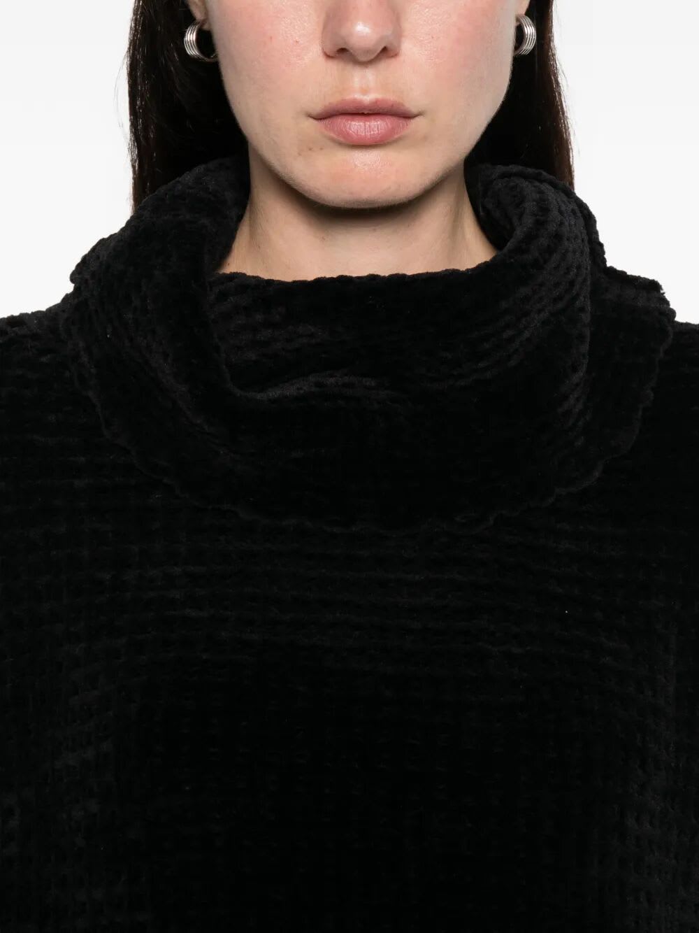 Rrd - Roberto Ricci Design Cinematt Turtleneck Wom Knit87 In Black