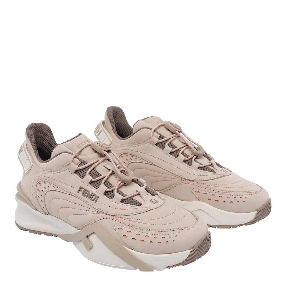 Fendi Flow Sneakers In Neutral