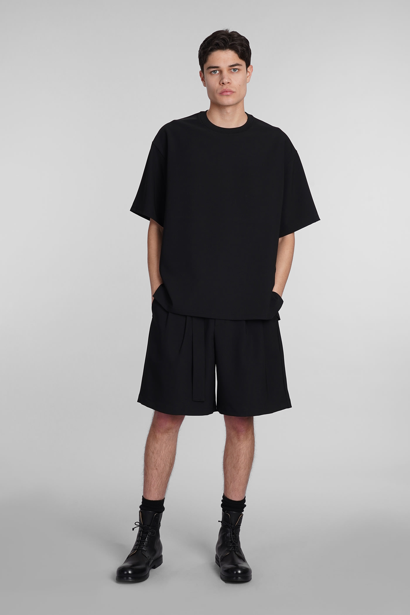 Shop Attachment Shorts In Black Polyester