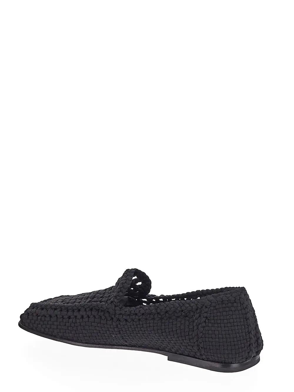 Shop Dolce & Gabbana Crochet Slippers In Black