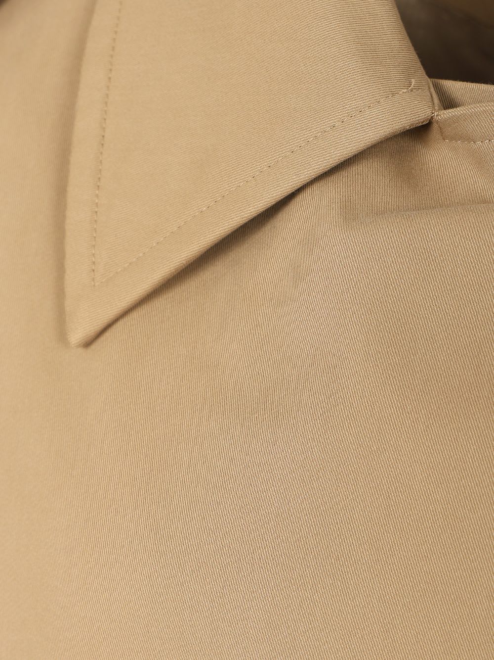Self-portrait Beige Trench Jacket Coats Beige In Brown