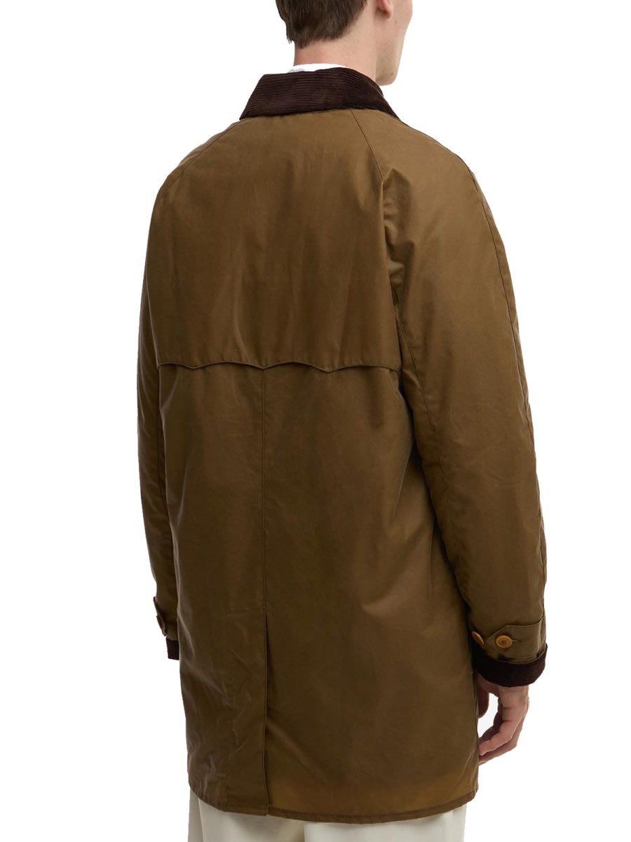 Baracuta X Barbour Tyne Waxed Coat Clothing In Brown