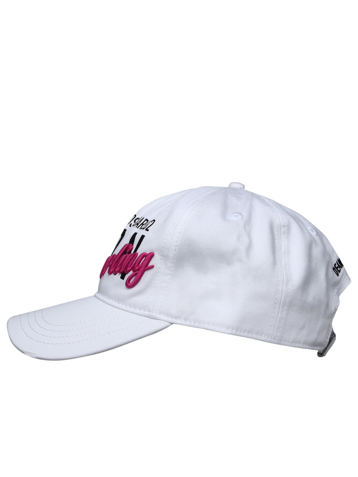 Shop Dsquared2 White Cotton Cap