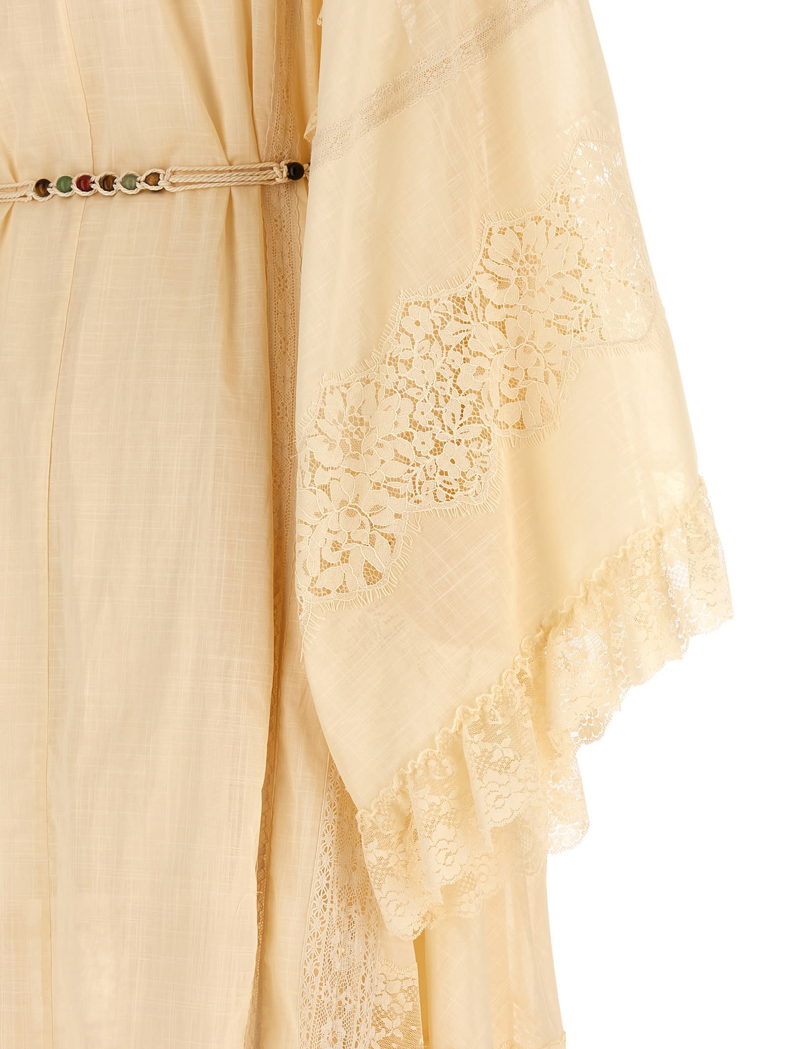 Zimmermann Rihannon Lace Dresses White In White