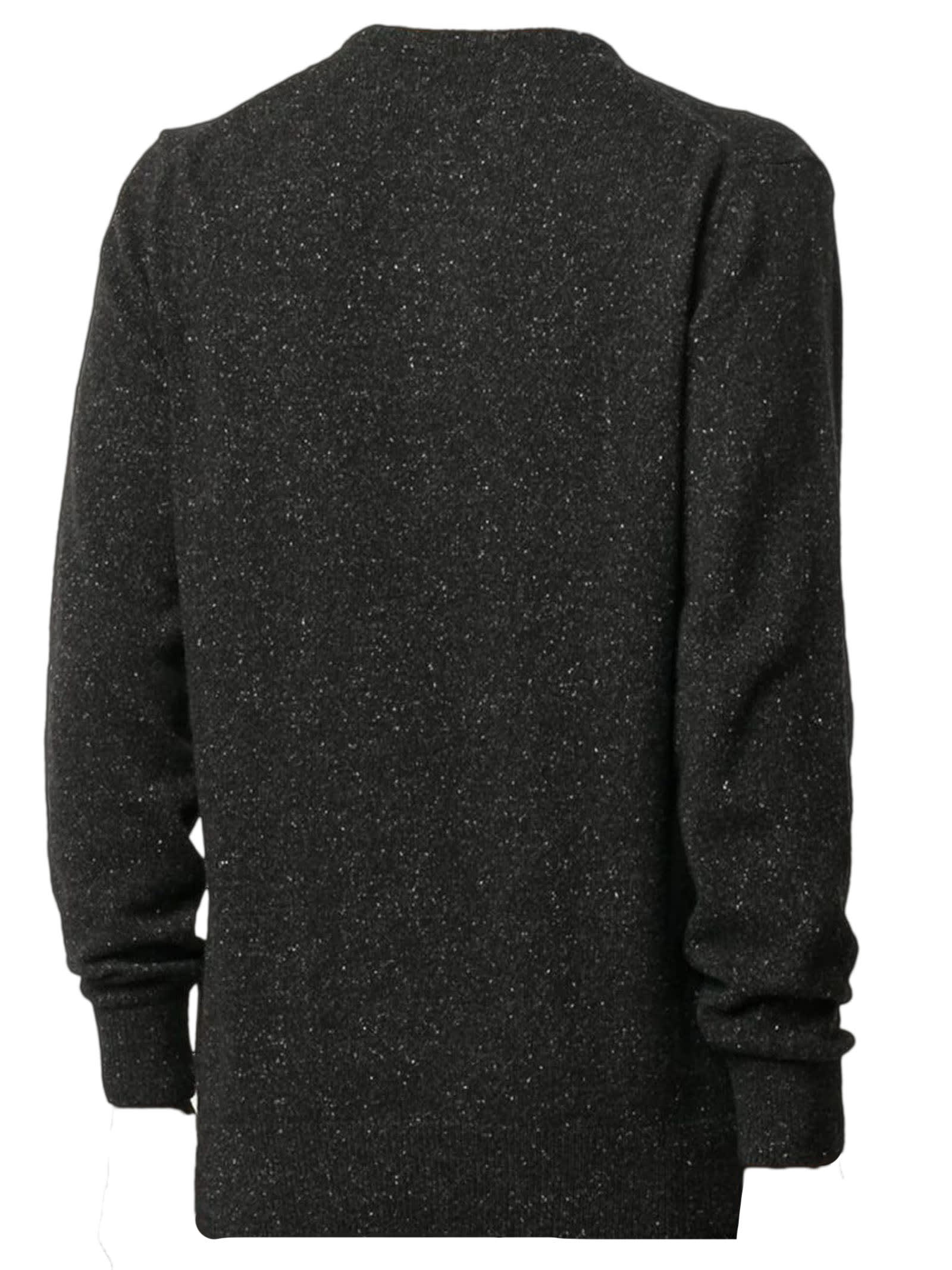 Barbour Tisbury Crewneck Knitted Jumper In Black