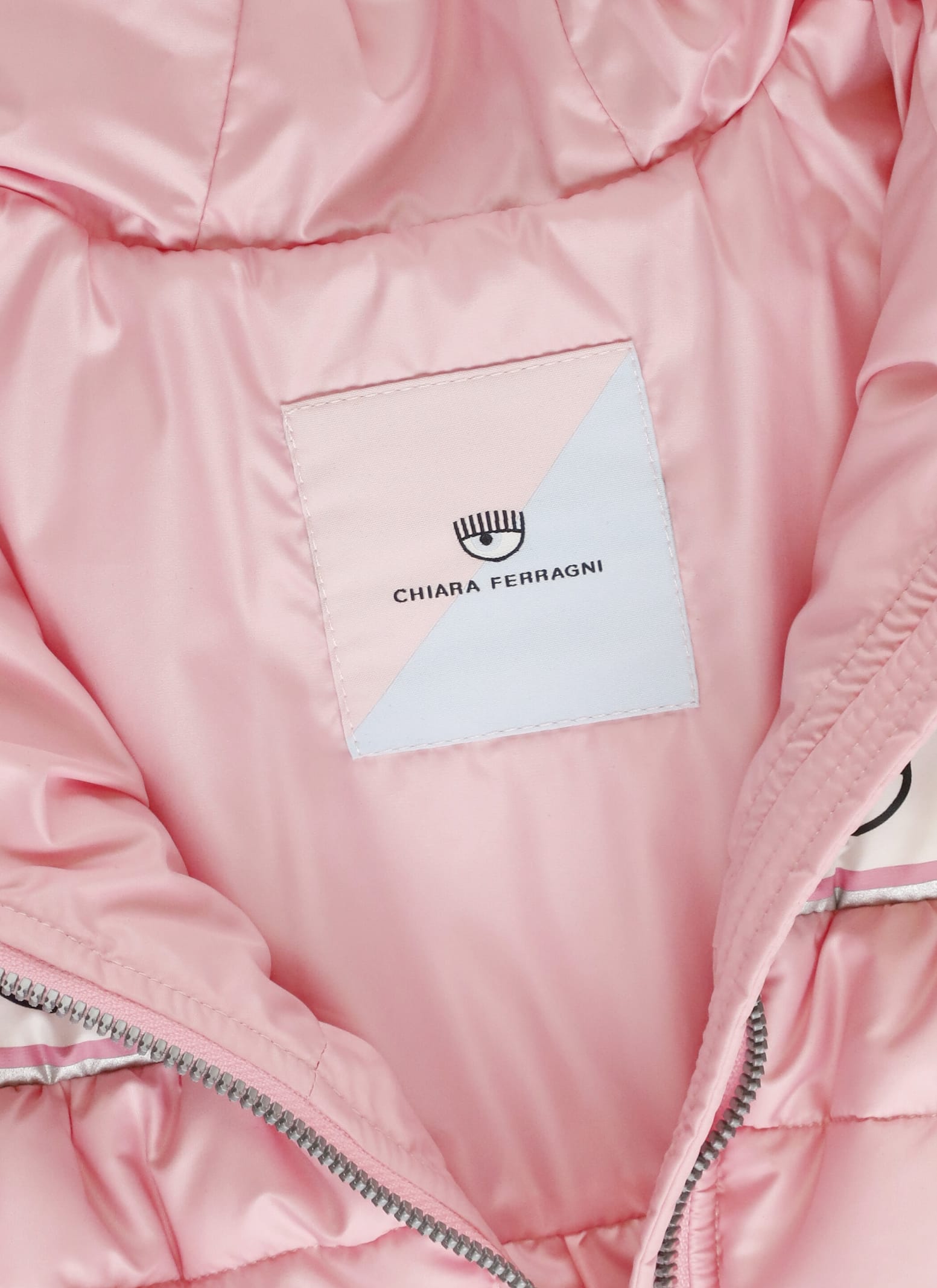Shop Chiara Ferragni Maxilogomania Jacket In Pink