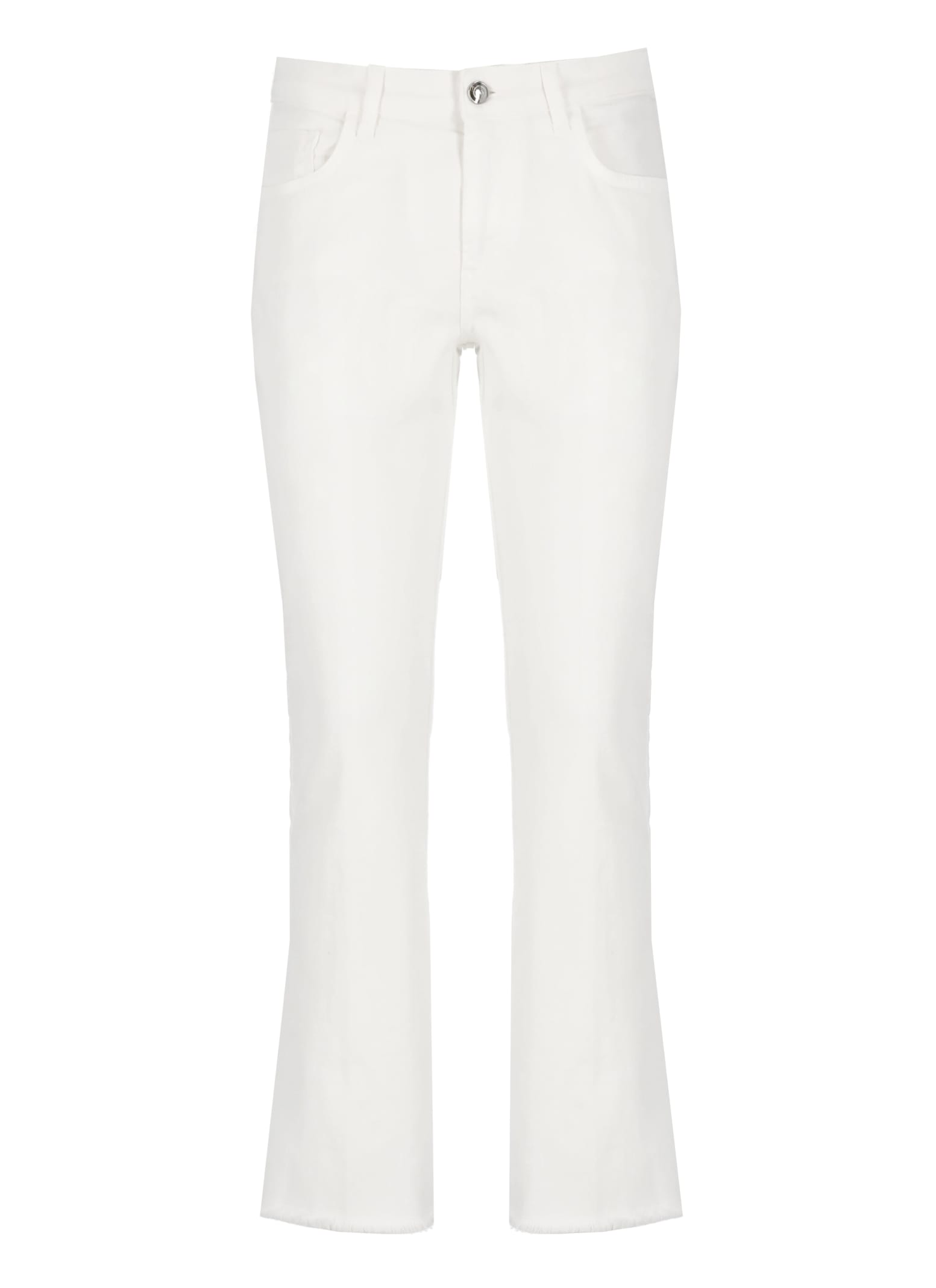 Fay Cotton Pants In White