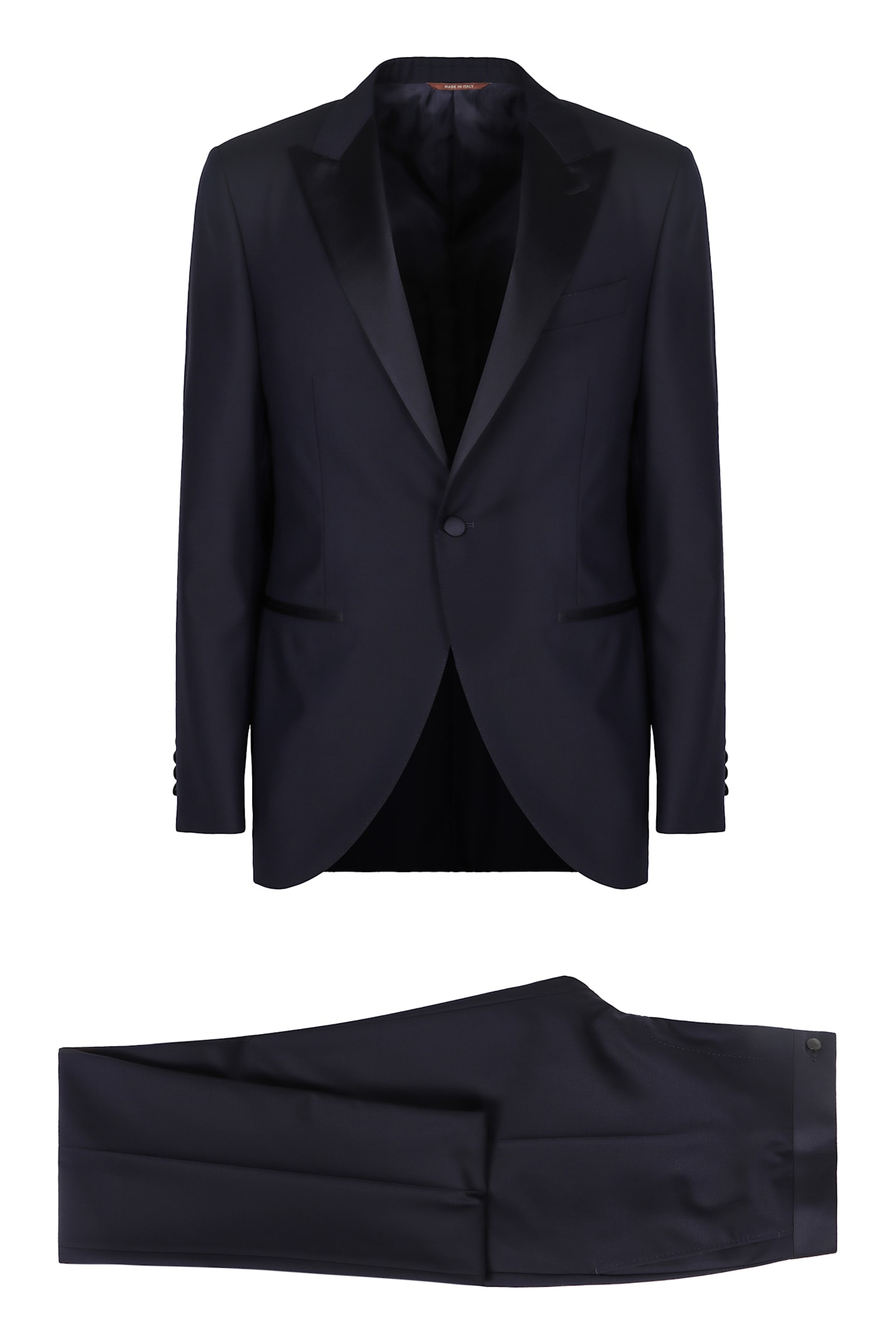 Canali Wool Two-pieces Suit In Blue